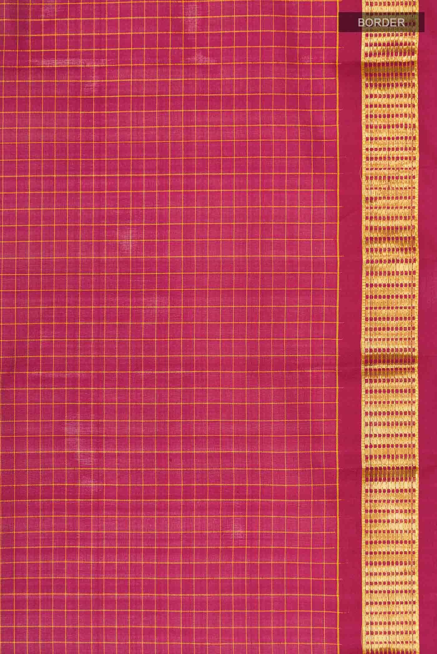 Maroon Kanchipuram Silk Saree