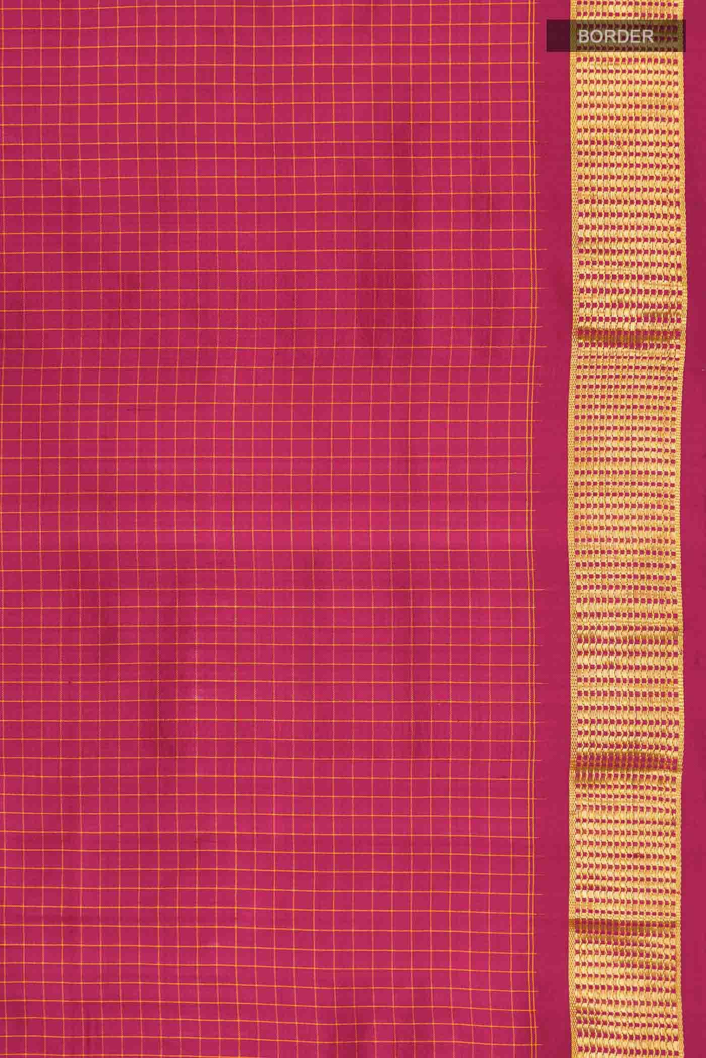 Maroon Kanchipuram Silk Saree