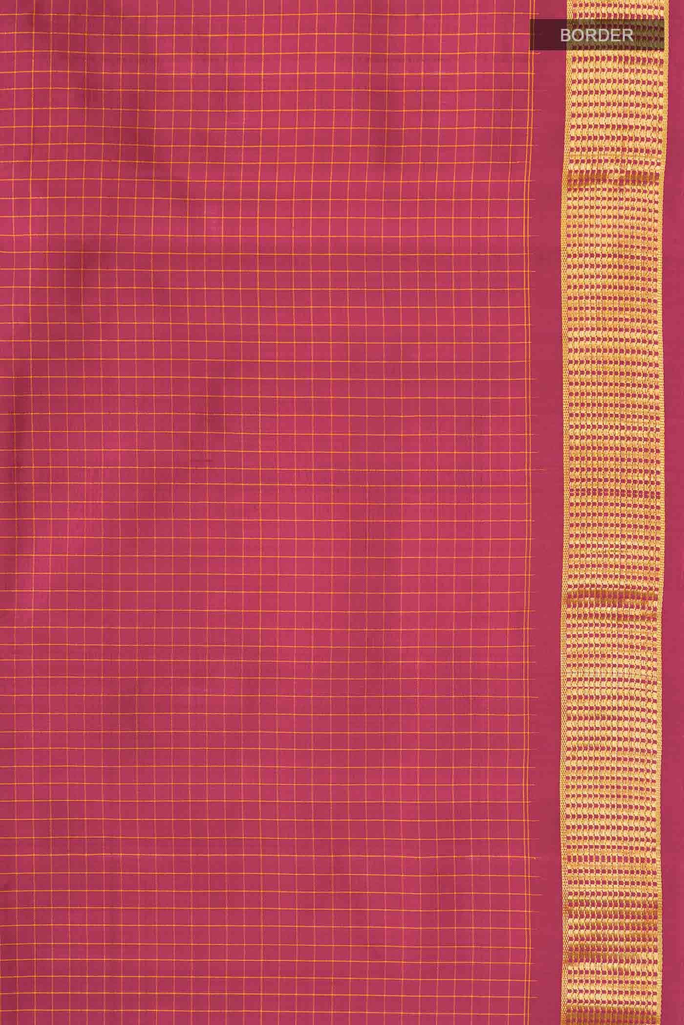 Maroon Kanchipuram Silk Saree