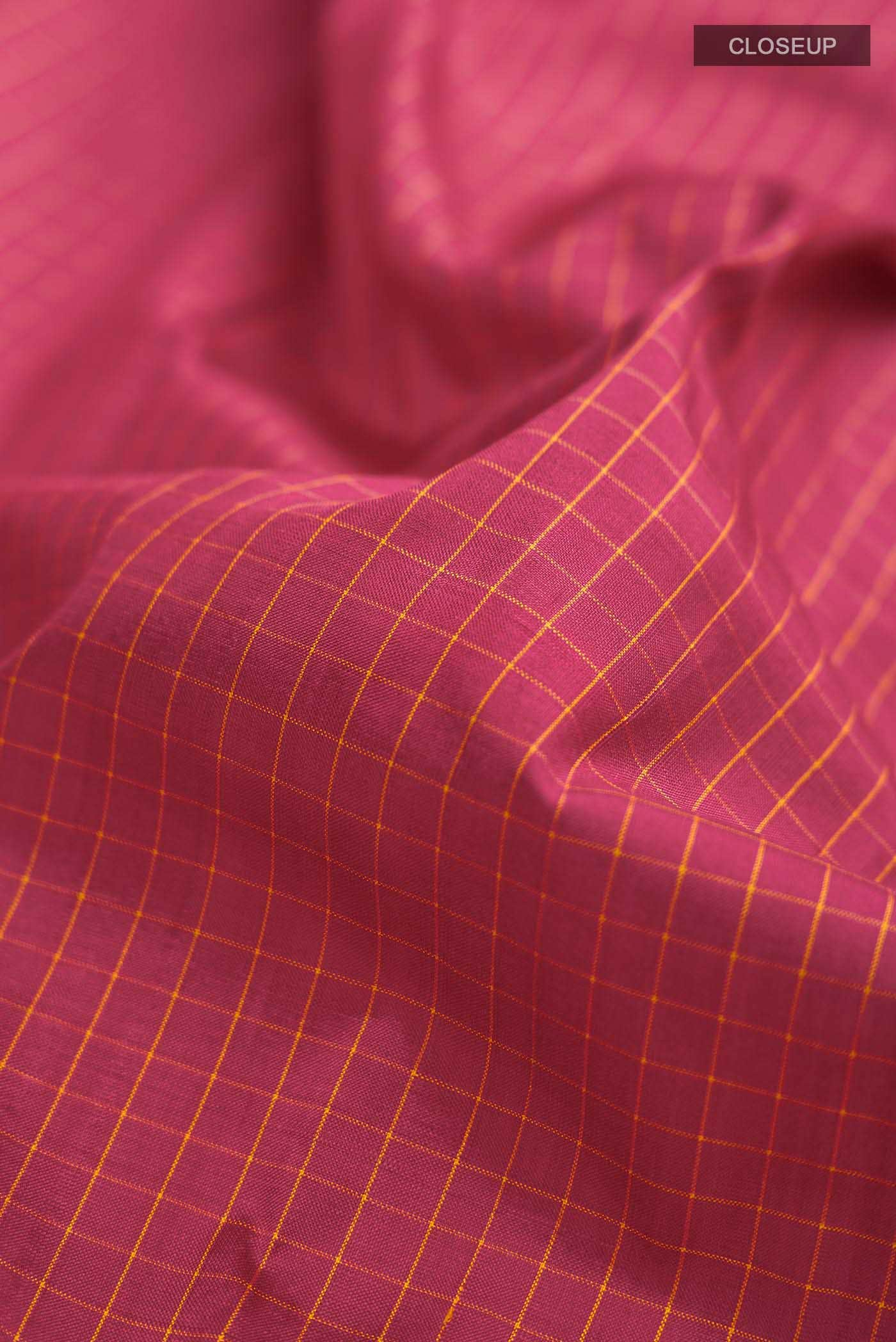 Maroon Kanchipuram Silk Saree