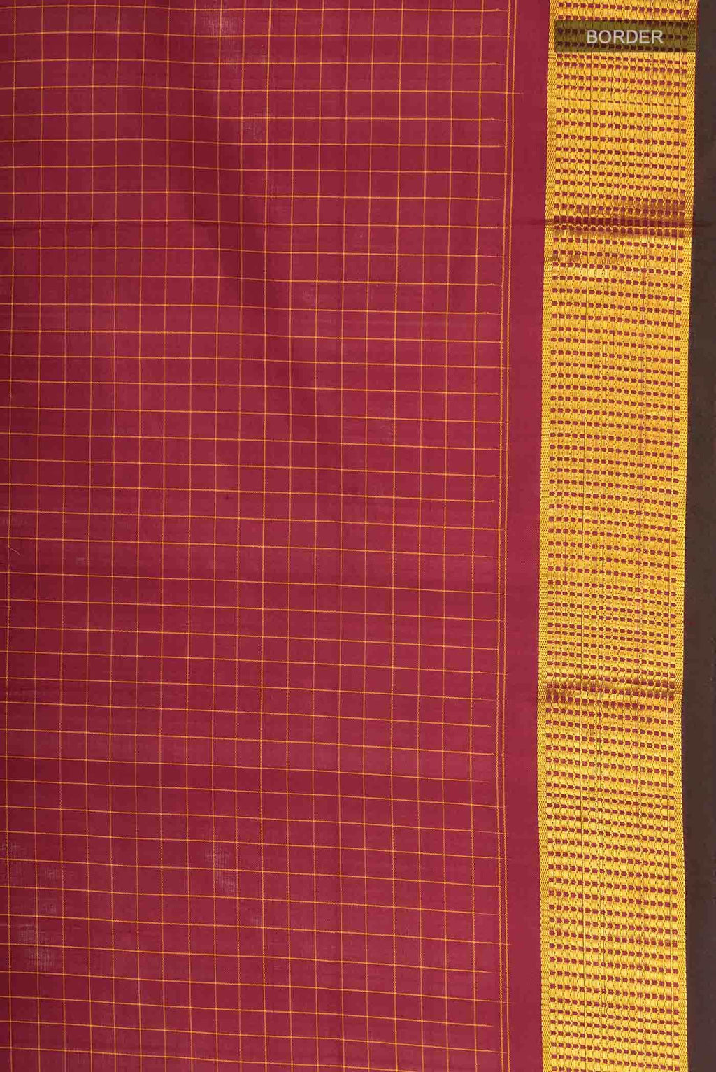 Maroon Kanchipuram Silk Saree
