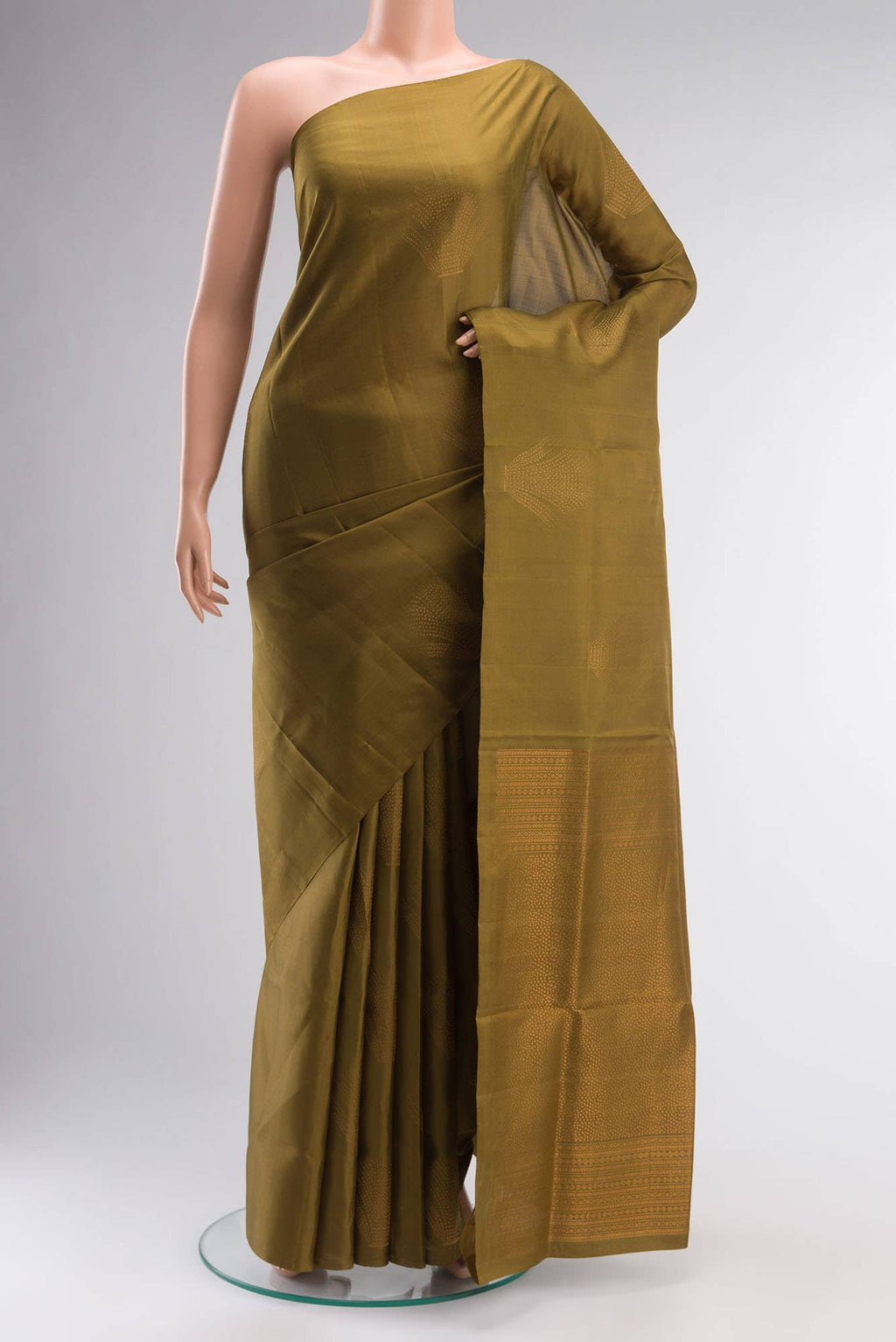 Mehandi Green Soft Silk Saree