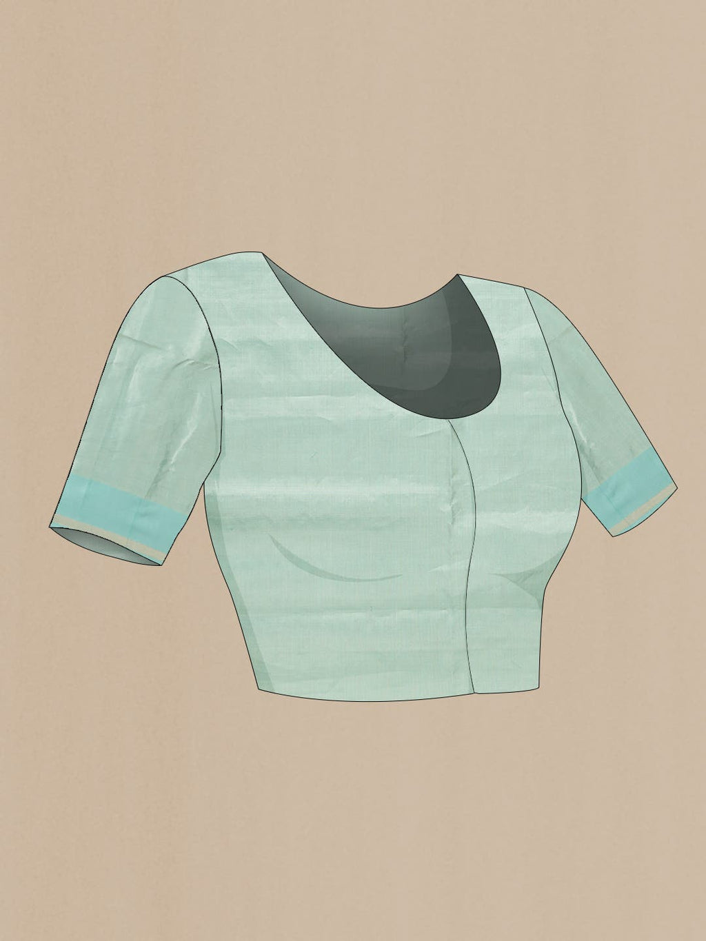 Light Blue Dual Tone Soft Silk Saree