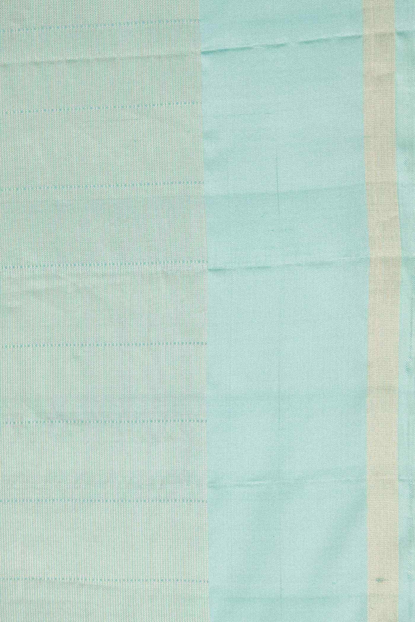 Light Blue Dual Tone Soft Silk Saree