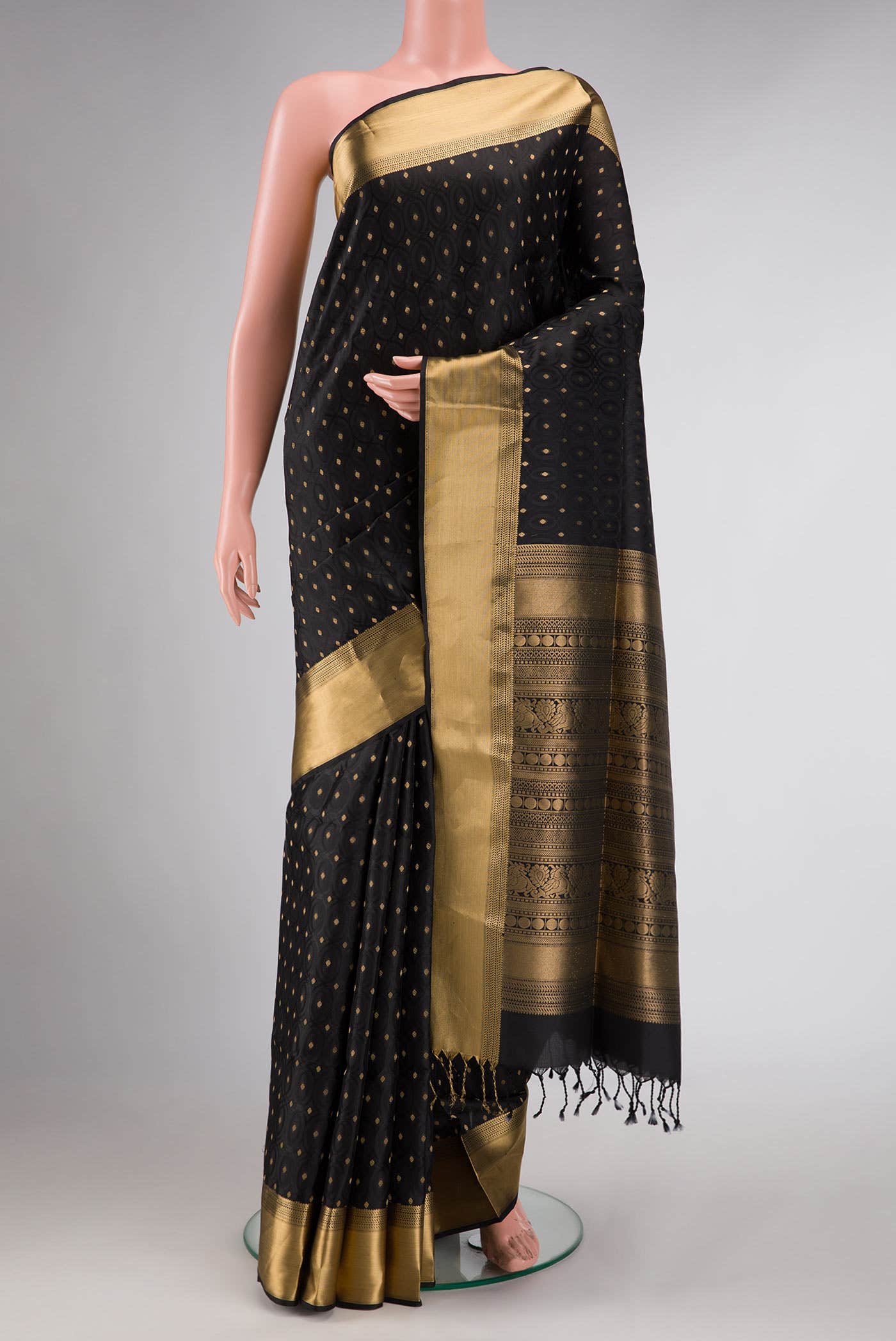 Black Soft Silk Saree