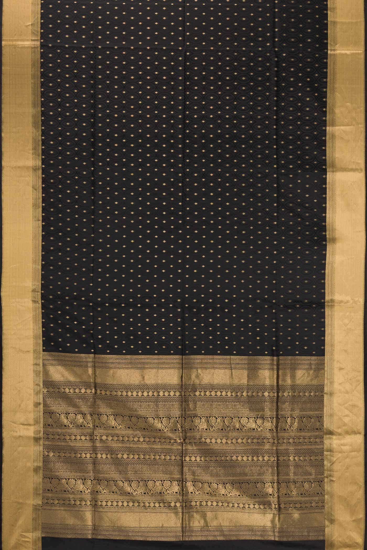 Black Soft Silk Saree
