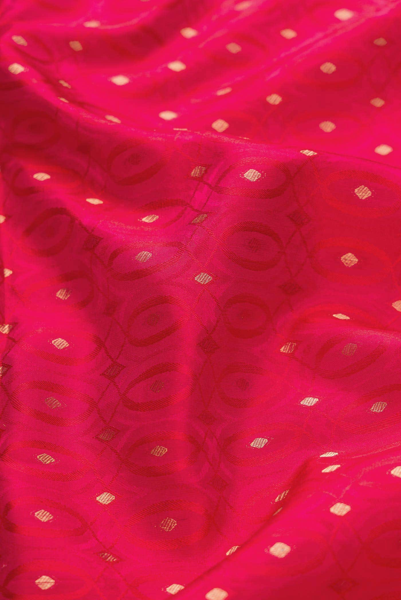 Rani Pink Dual Tone Soft Silk Saree