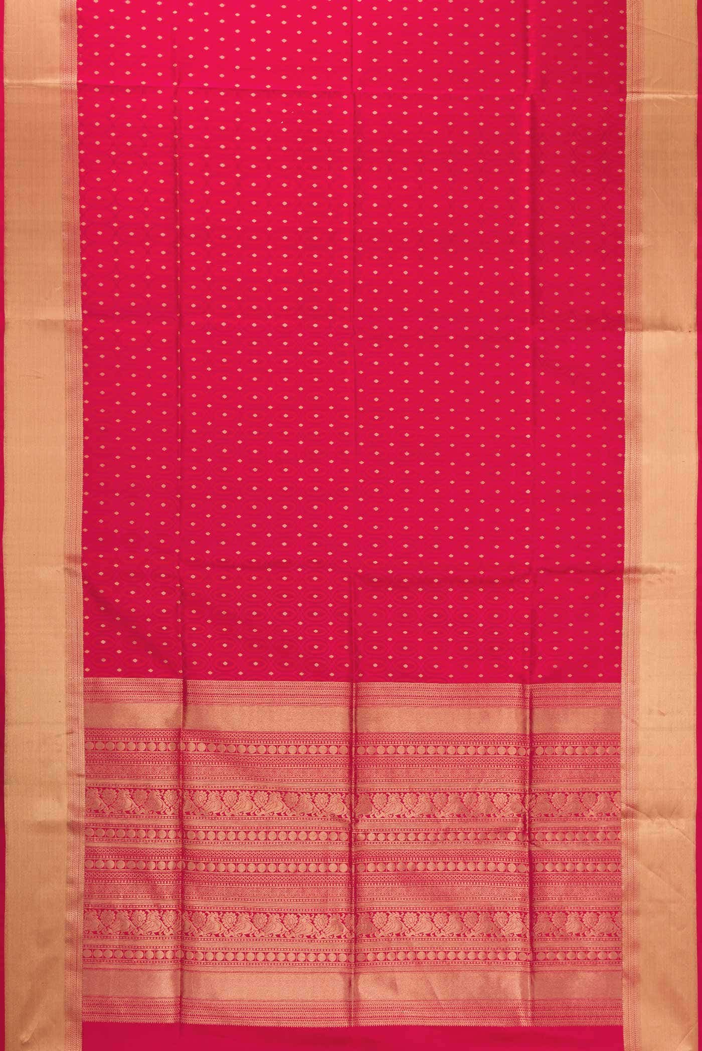 Rani Pink Dual Tone Soft Silk Saree