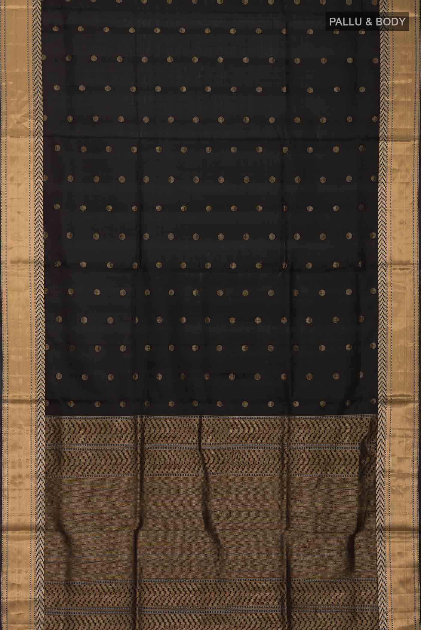 Black Soft Silk Saree