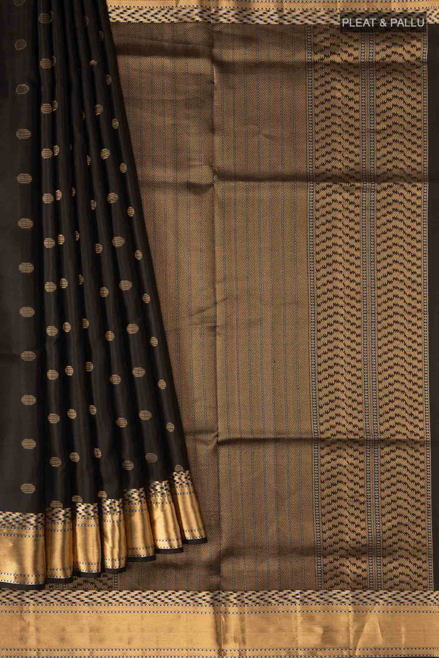 Black Soft Silk Saree