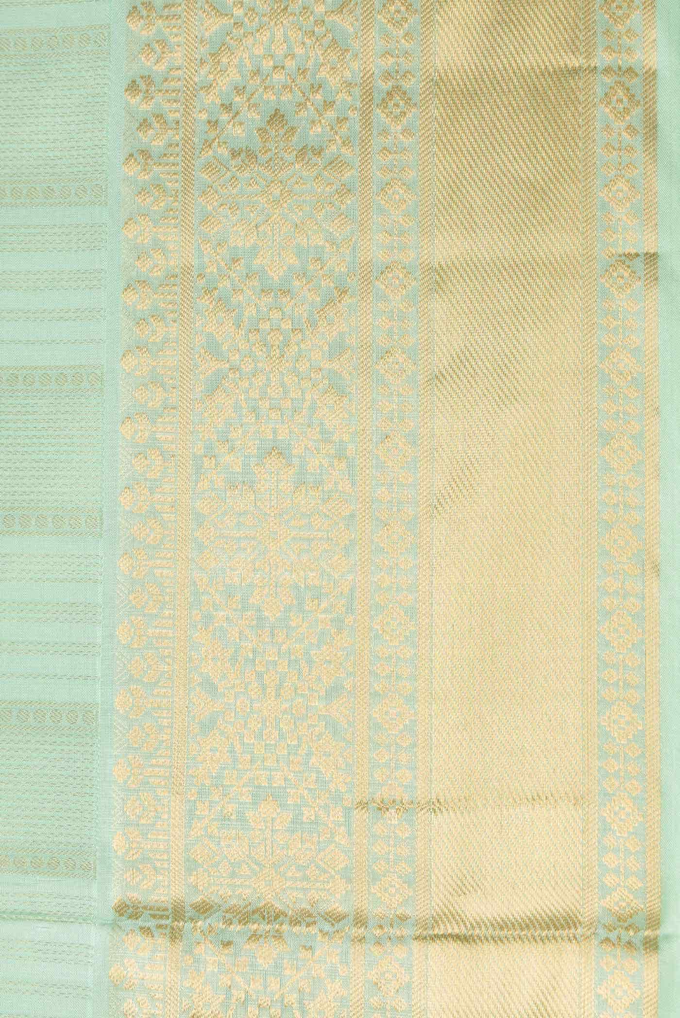 Light Green Dual Tone Soft Silk Saree