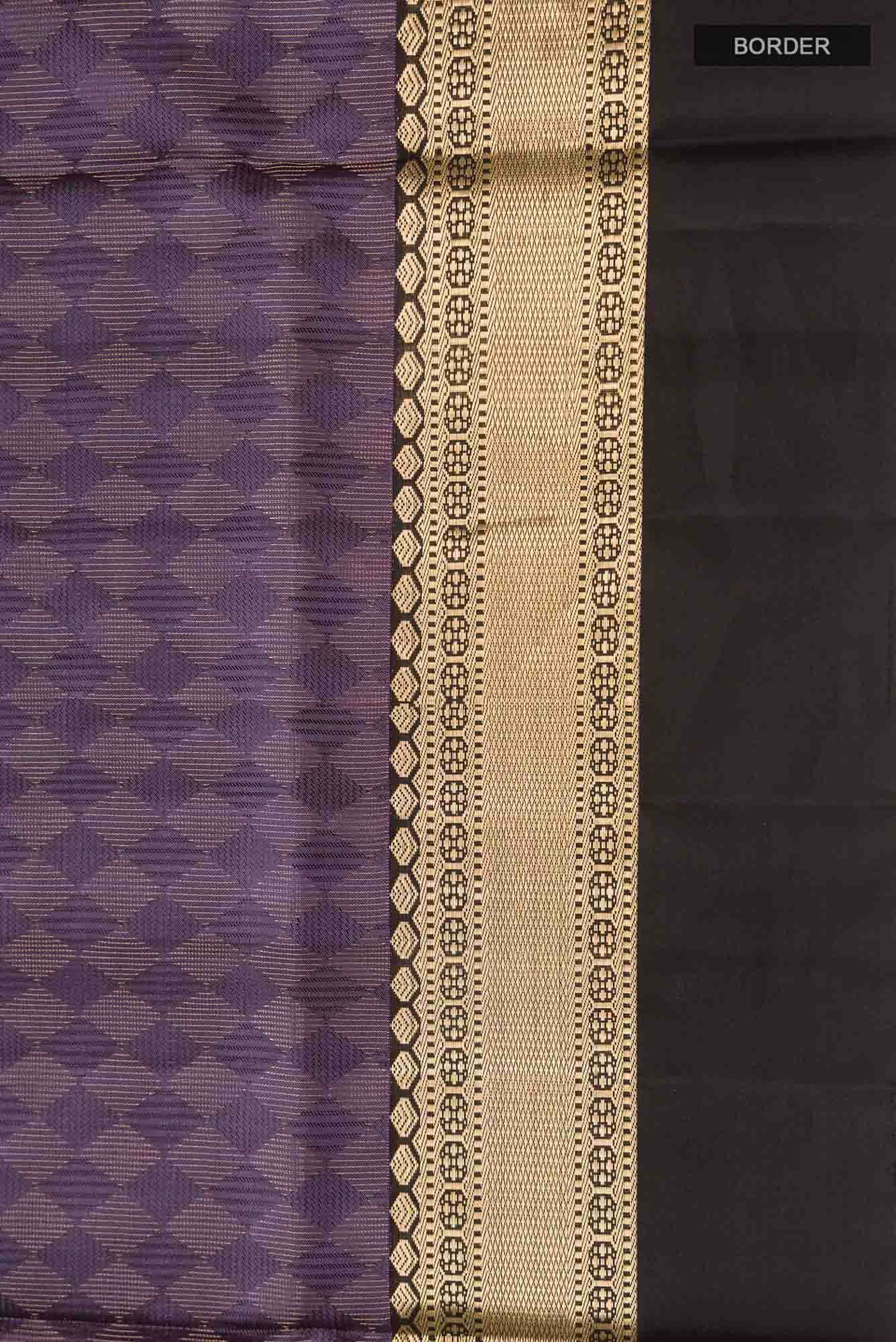 Blue Grey Soft Silk Saree