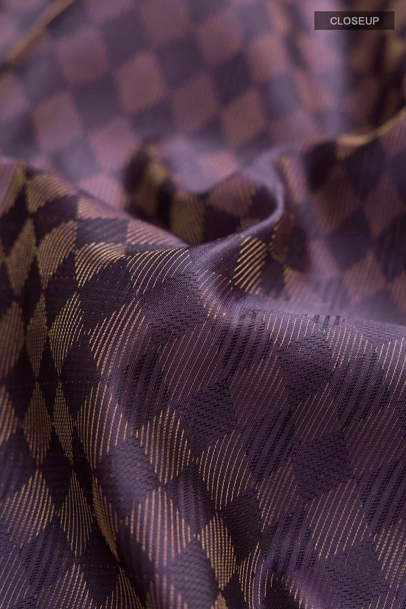 Blue Grey Soft Silk Saree