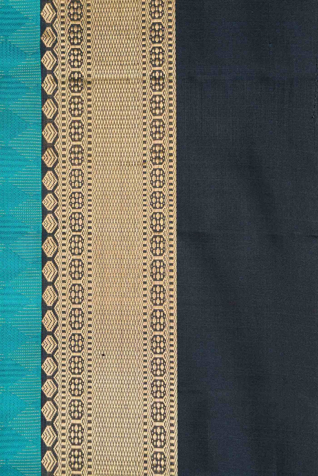 Blue Dual Tone Soft Silk Saree