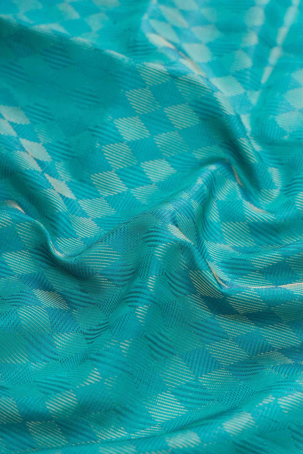 Blue Dual Tone Soft Silk Saree