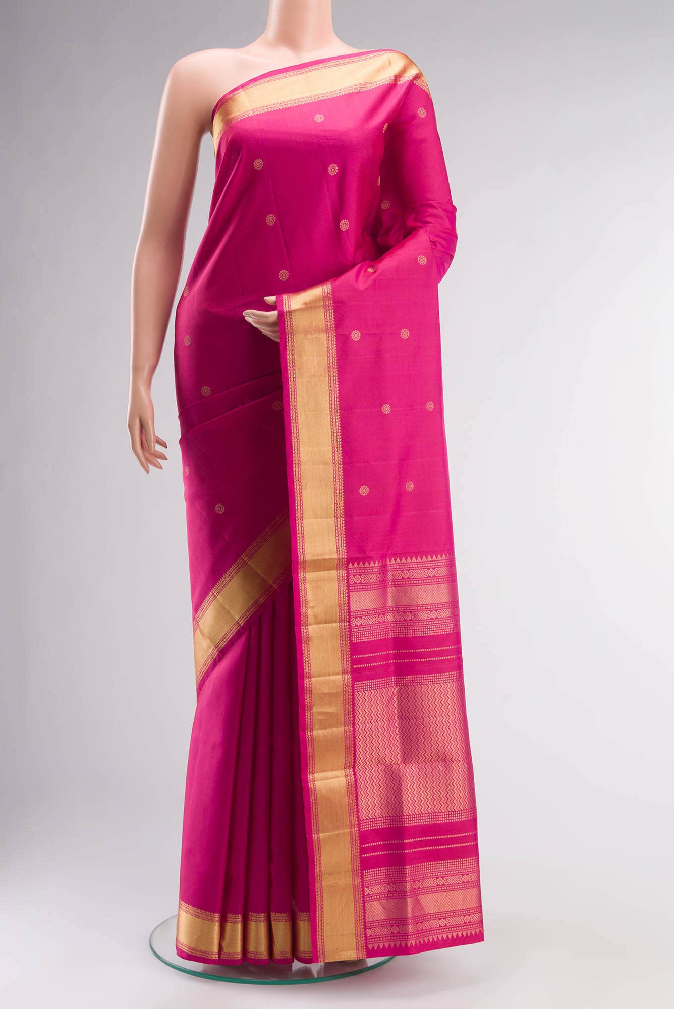 Pink Soft Silk Saree