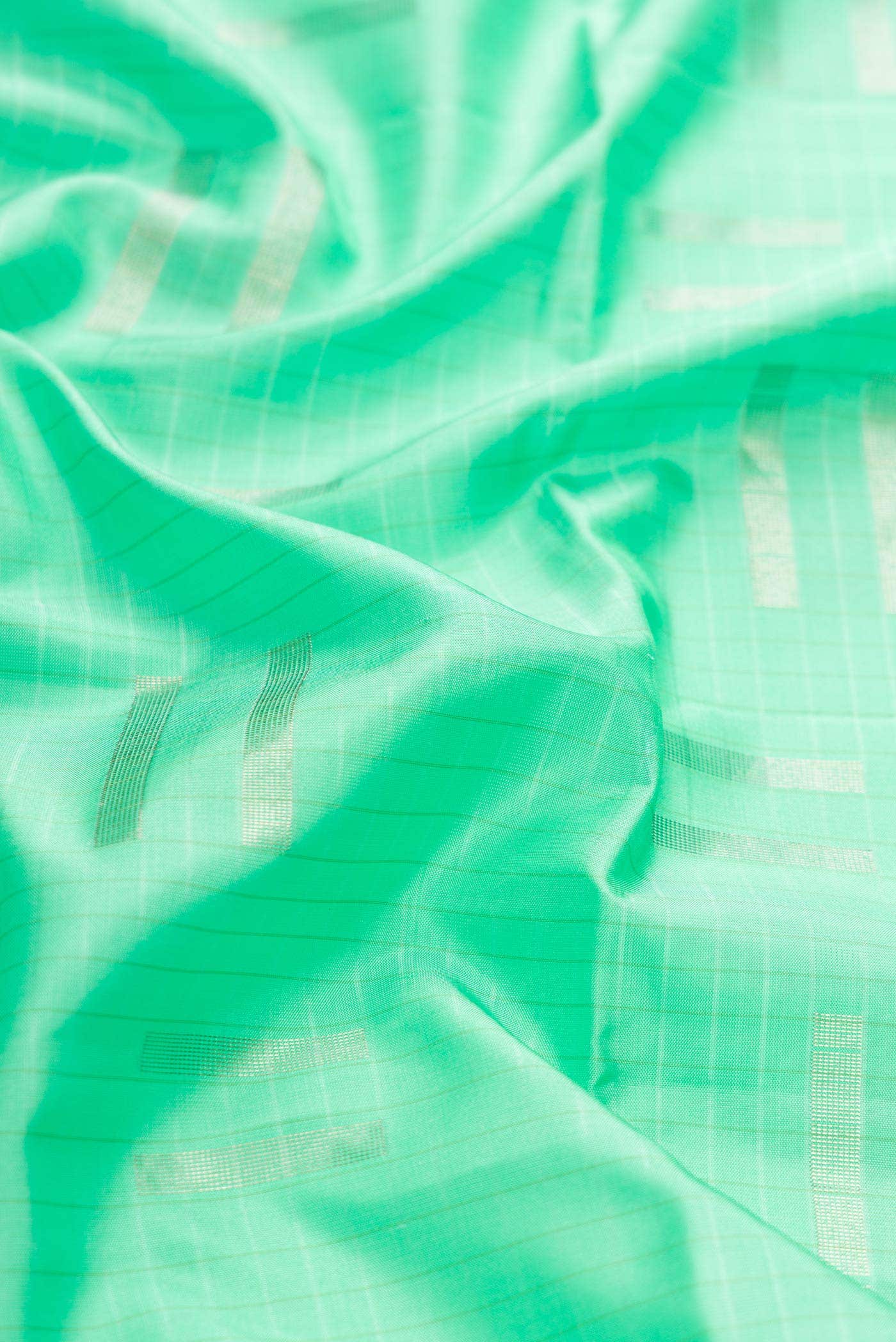 Sea Green Dual Tone Soft Silk Saree