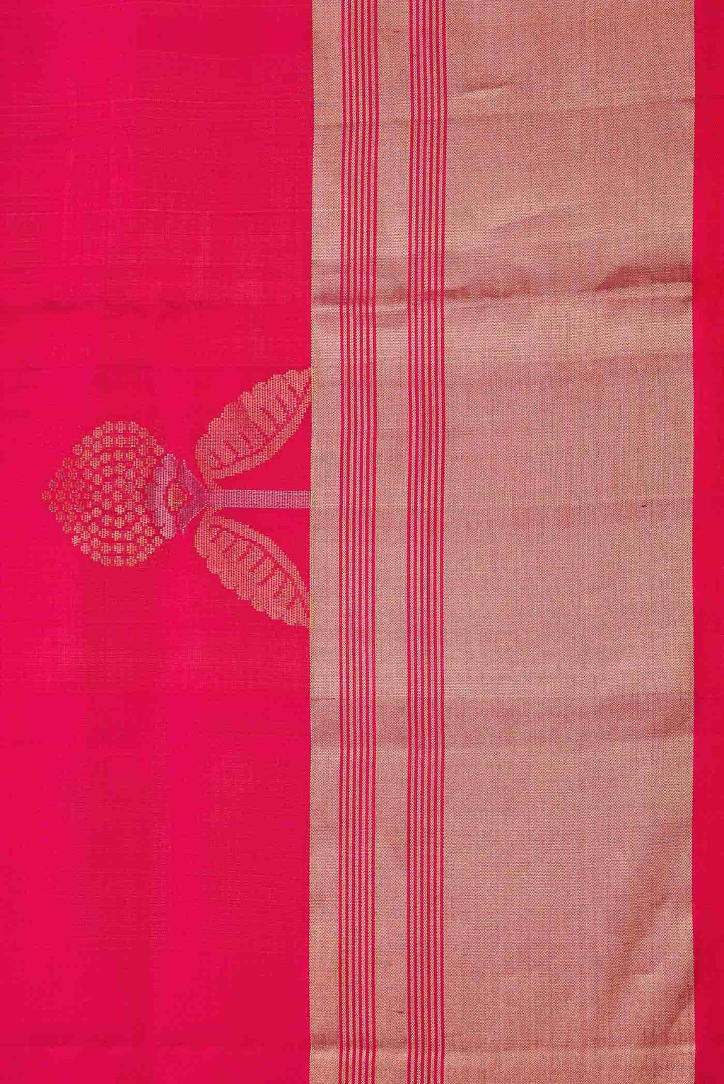 Pink Dual Tone Soft Silk Saree