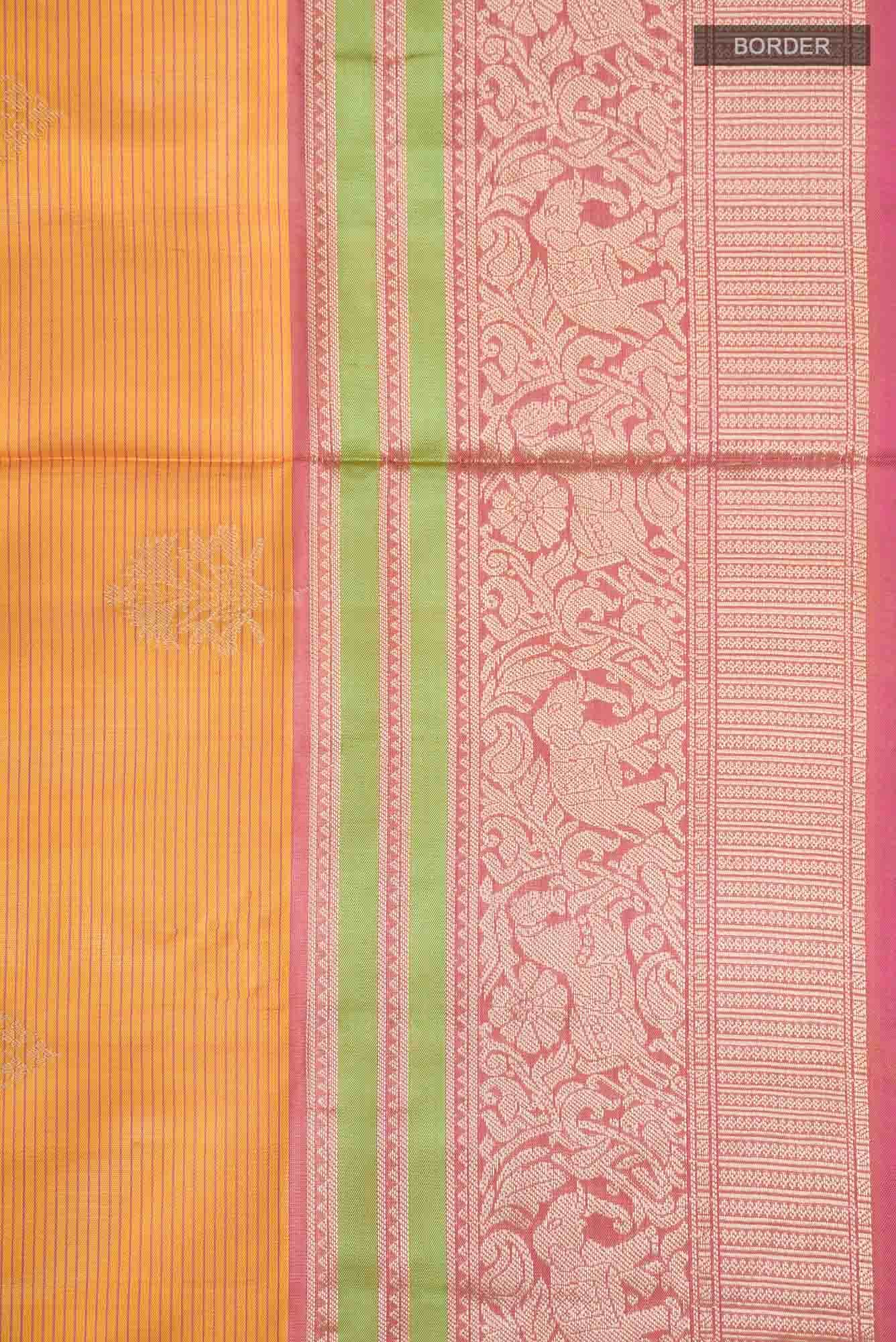 Mustard Soft Silk Saree
