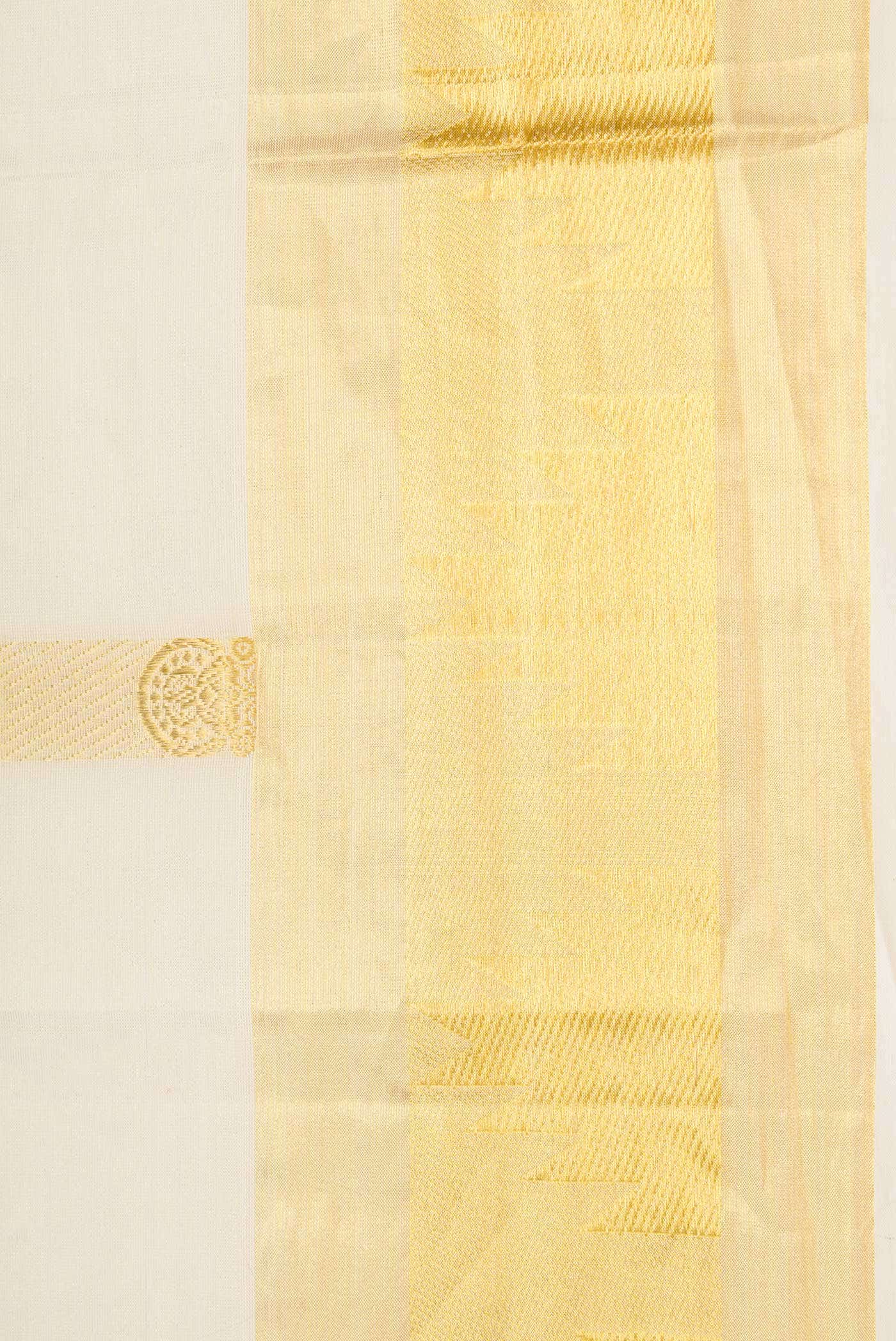 Sandal Dual Tone Kerala Cotton Saree