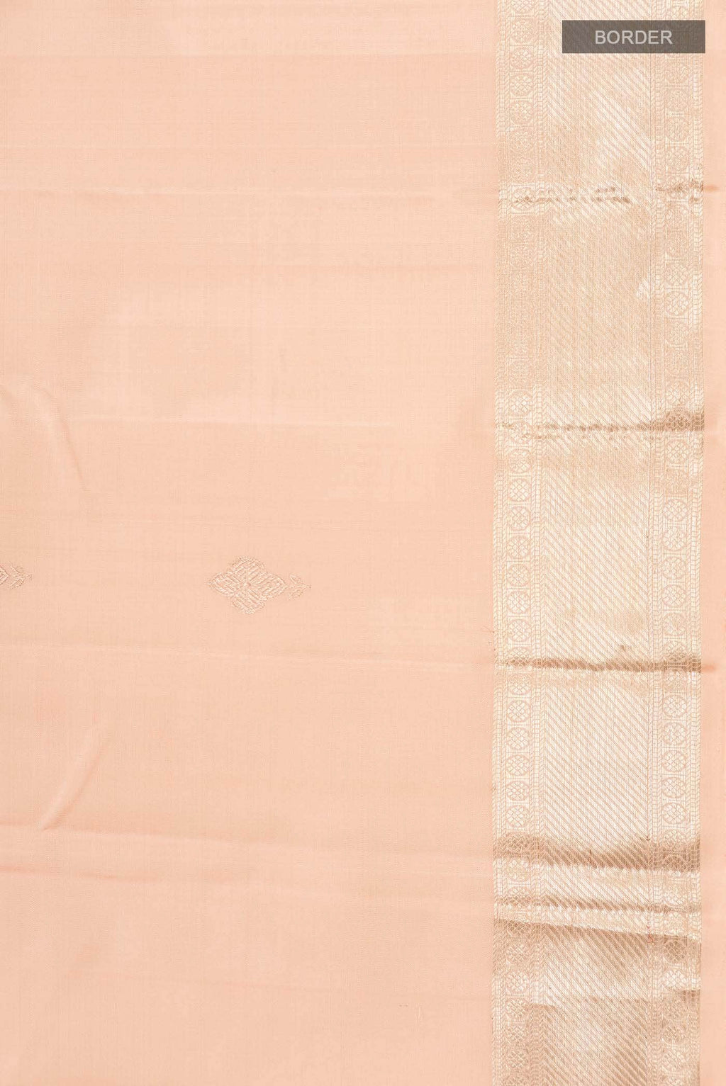 Peach Kanchipuram Silk Saree