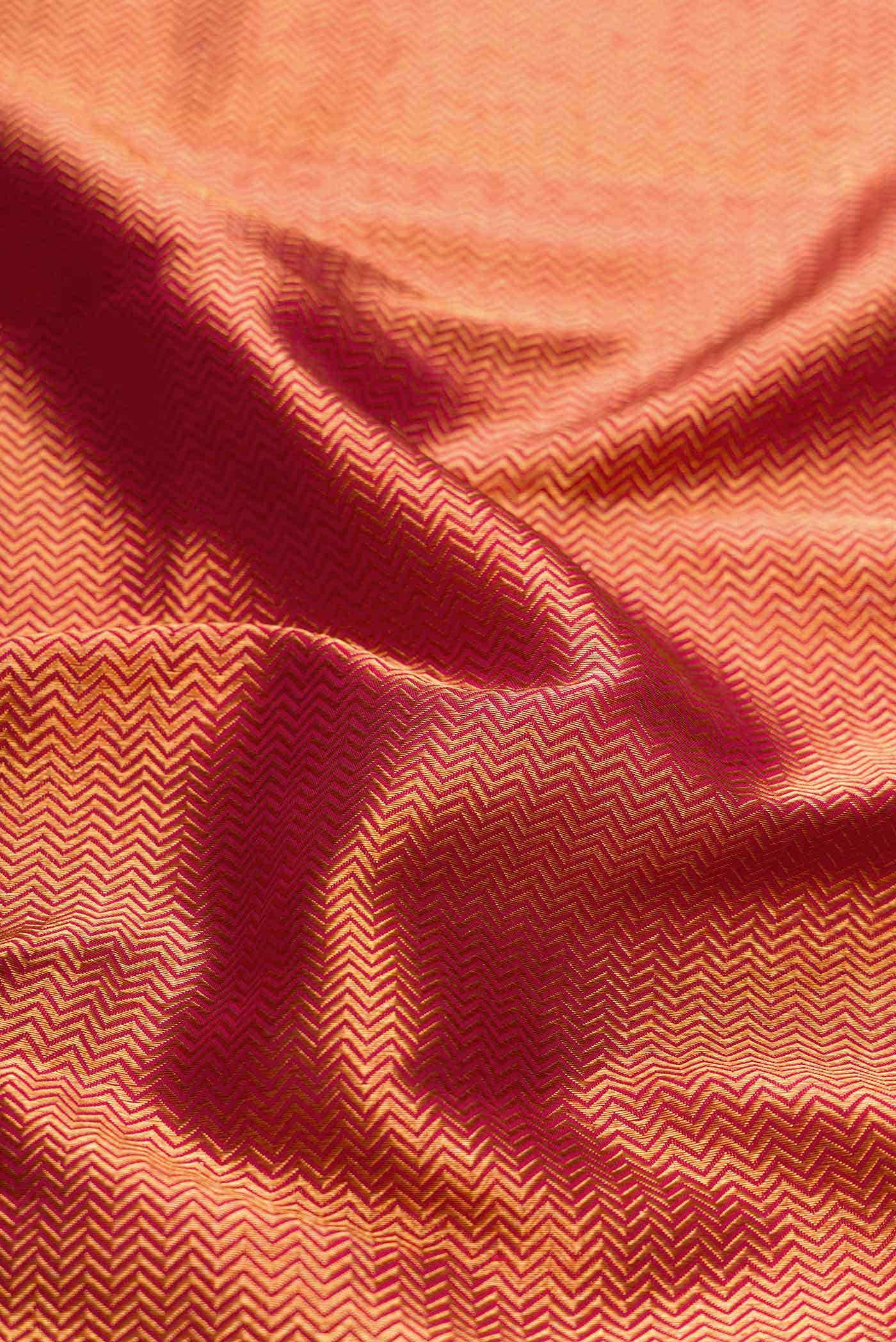 Maroon Dual Tone Kanchipuram Silk Saree