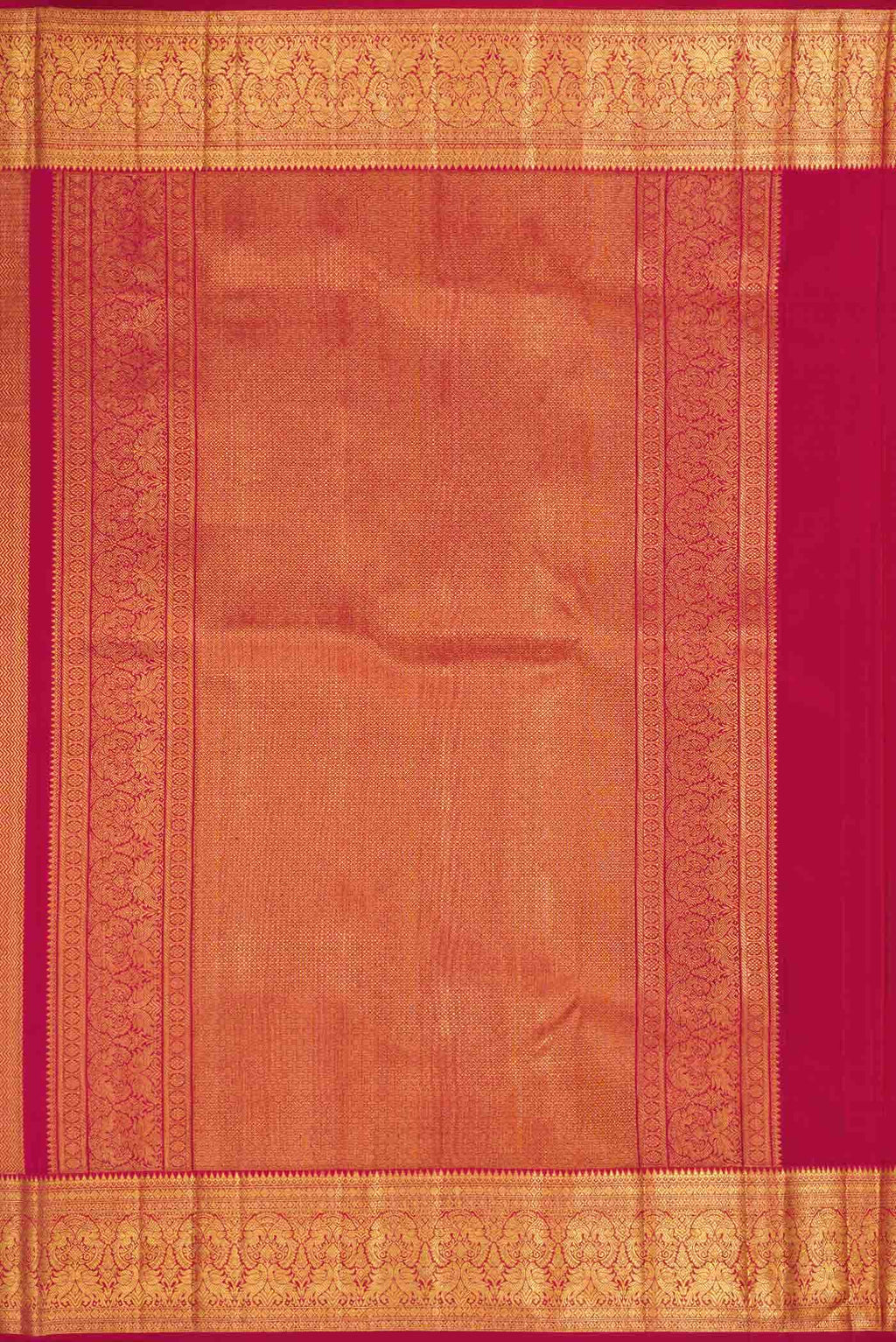 Maroon Dual Tone Kanchipuram Silk Saree