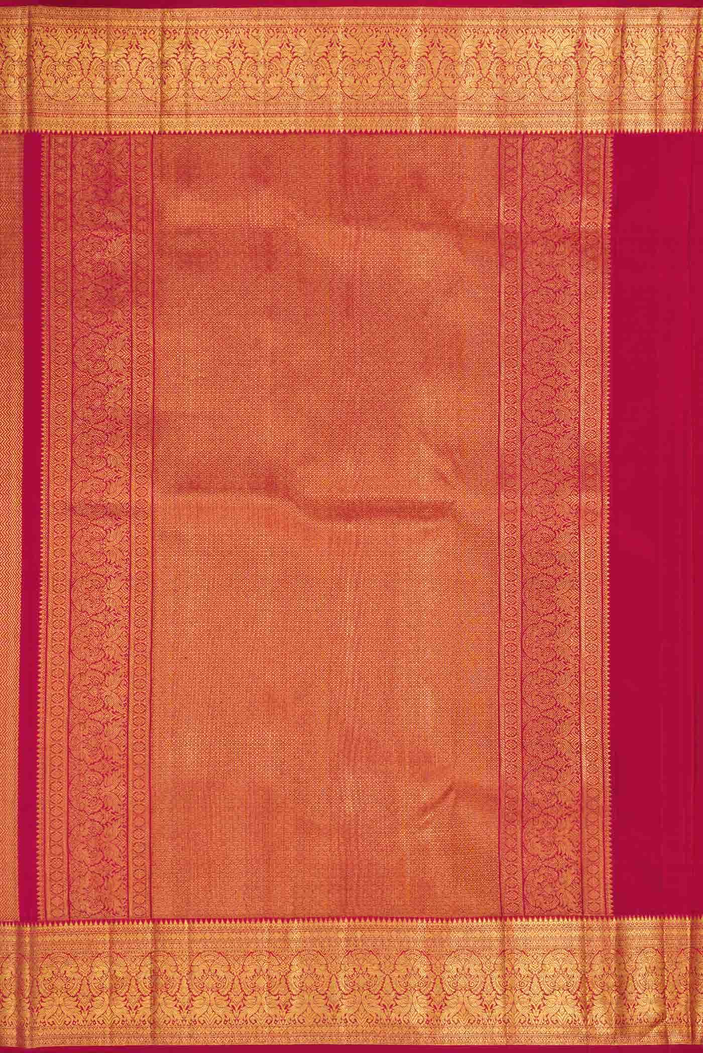 Maroon Dual Tone Kanchipuram Silk Saree