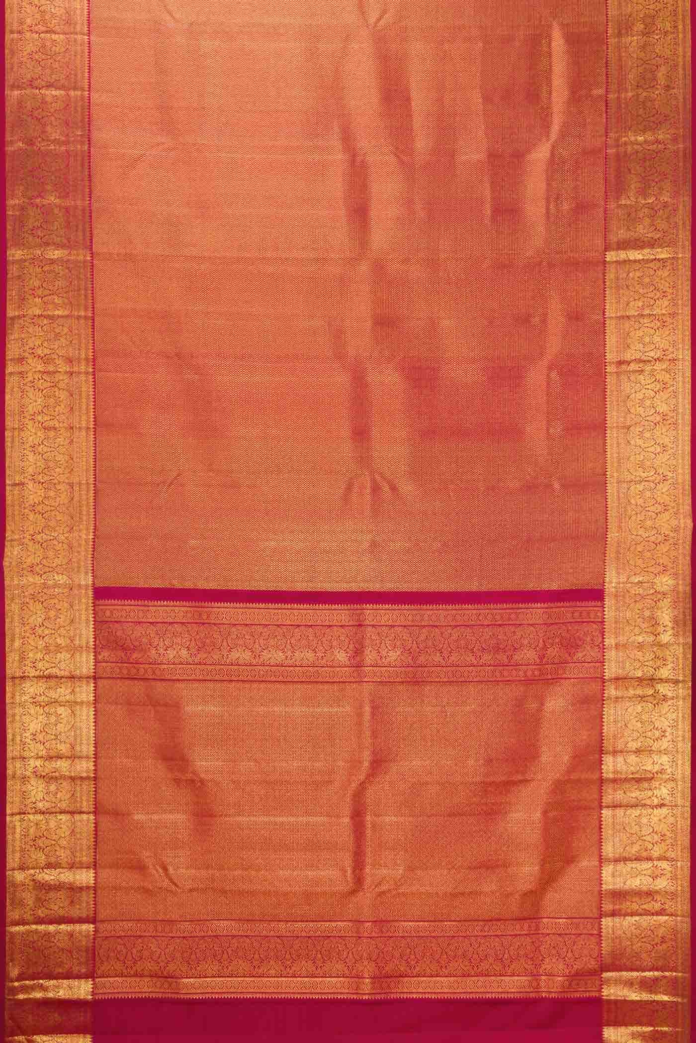 Maroon Dual Tone Kanchipuram Silk Saree