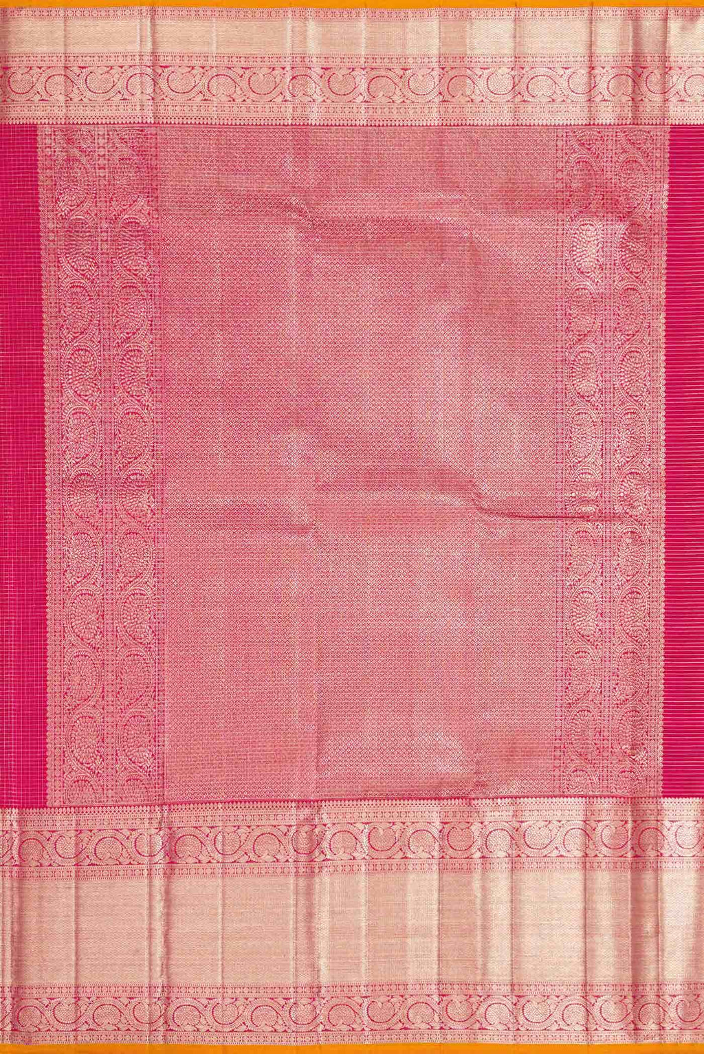 Pink Dual Tone Kanchipuram Silk Saree