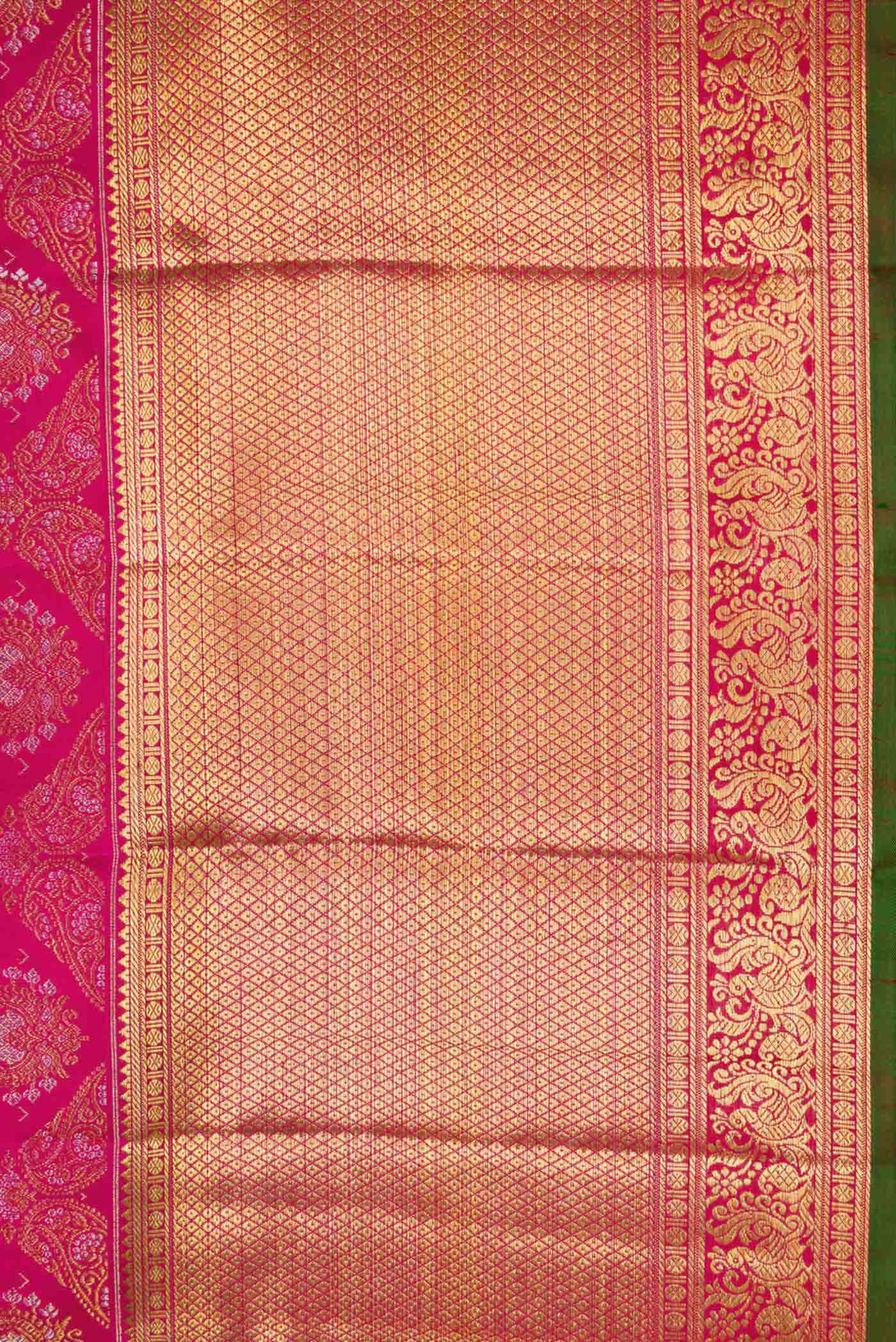 Rani Pink Dual Tone Kanchipuram Silk Saree