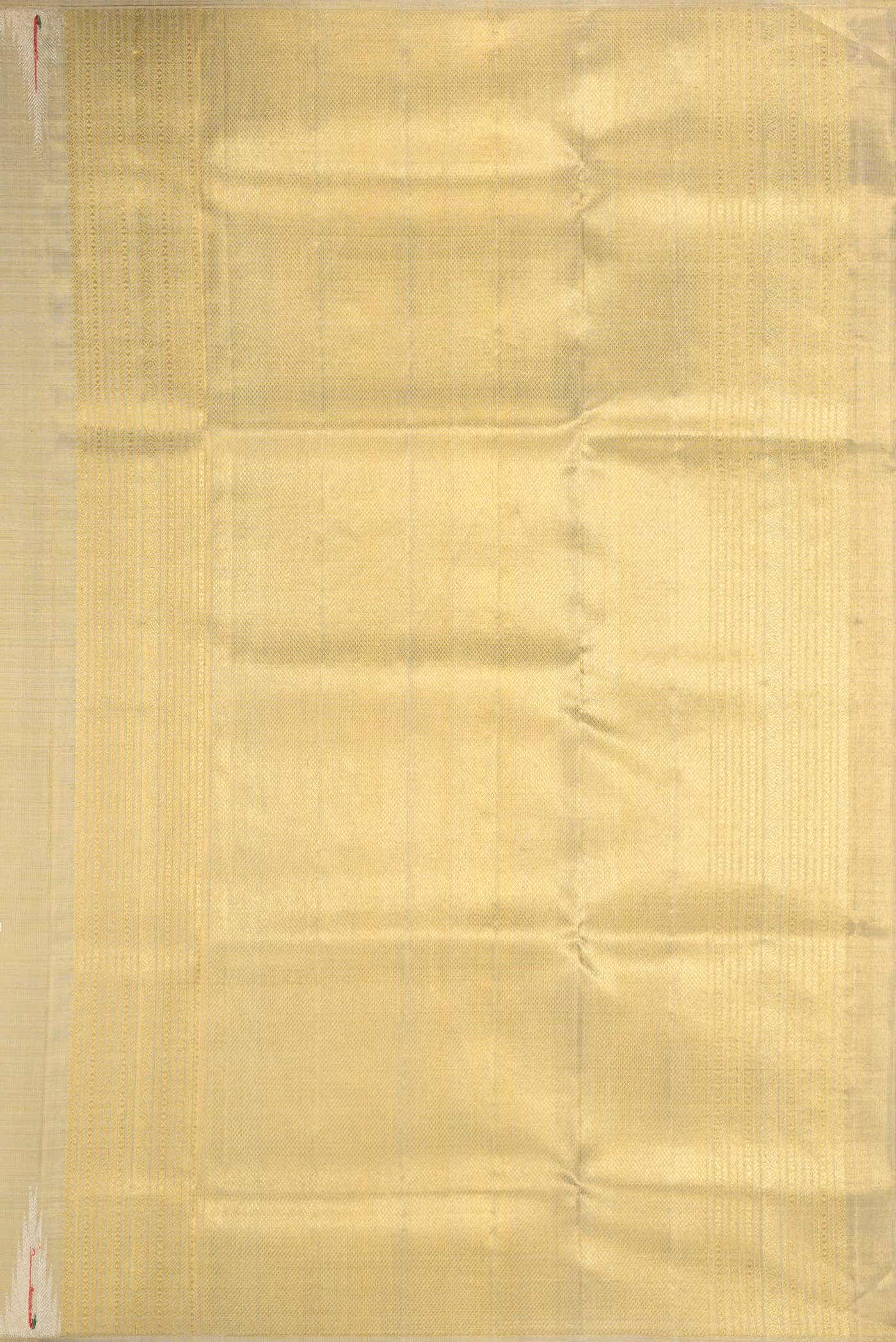 Gold Dual Tone Kanchipuram Tissue Silk Saree
