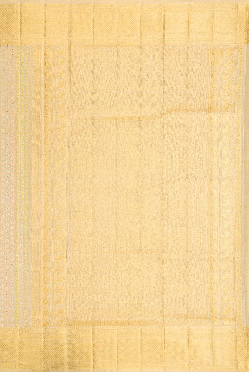 Gold Dual Tone Kanchipuram Tissue Silk Saree