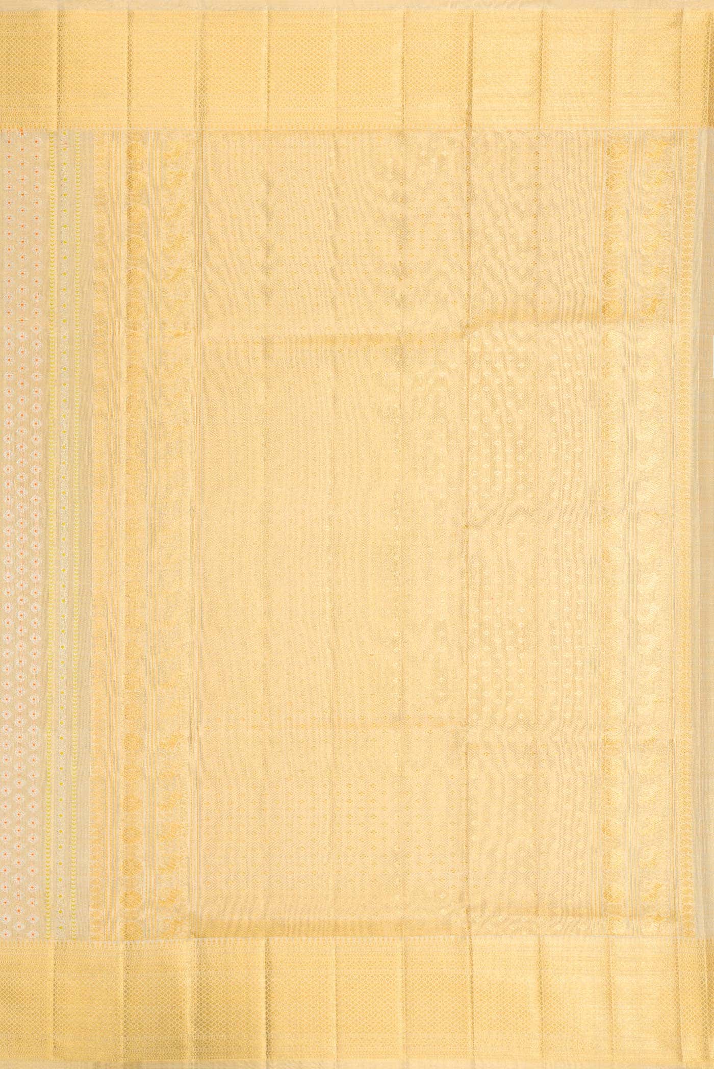 Gold Dual Tone Kanchipuram Tissue Silk Saree
