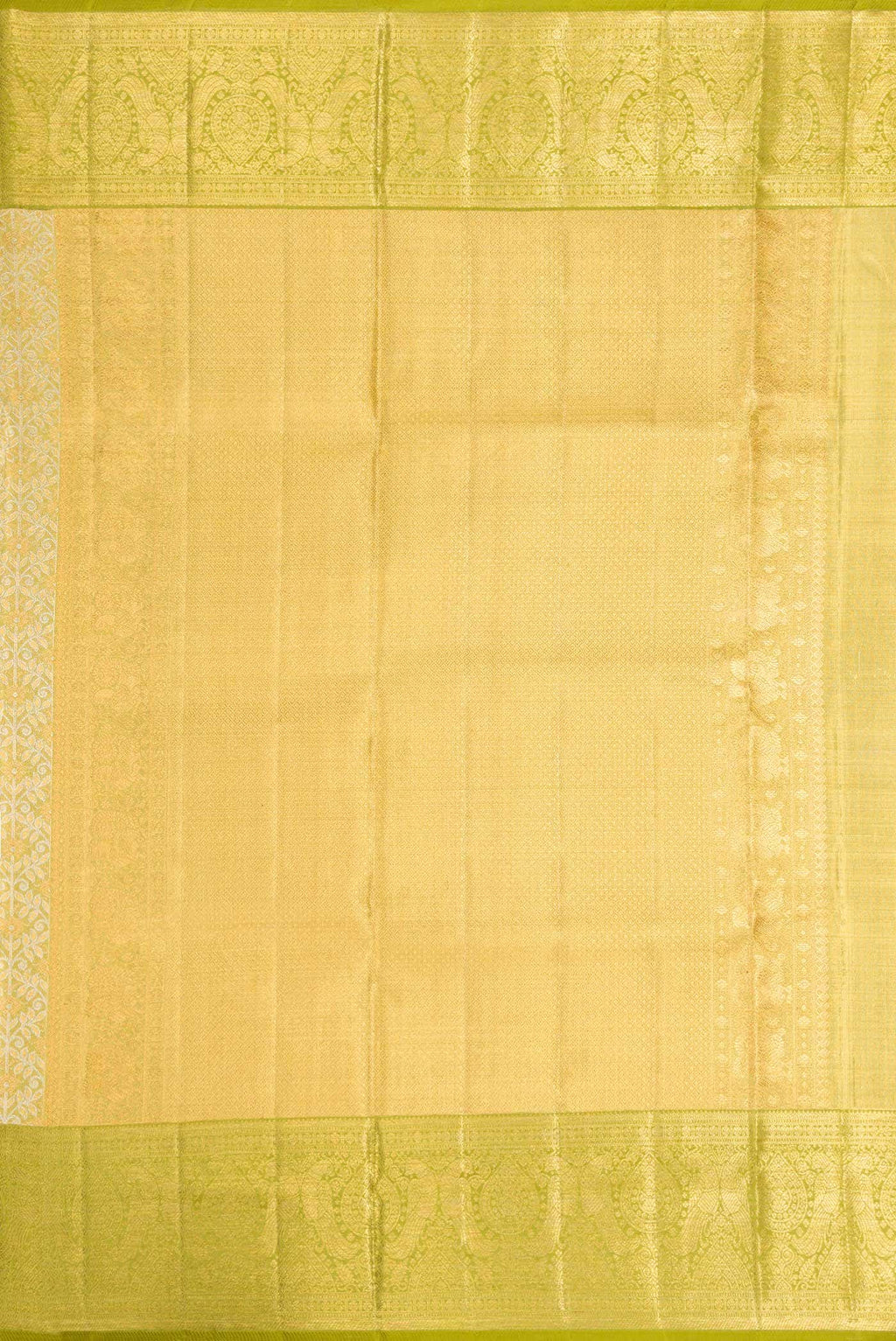 Green Dual Tone Kanchipuram Tissue Silk Saree