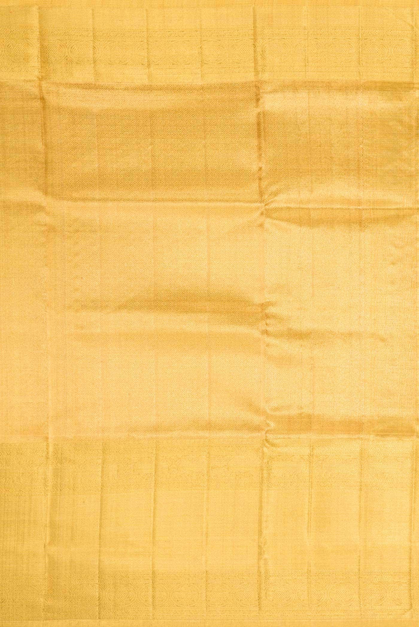 Gold Dual Tone Kanchipuram Tissue Silk Saree