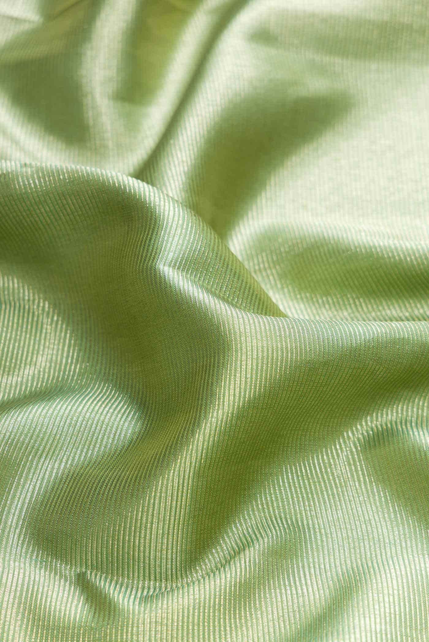 Green Dual Tone Kanchipuram Silk Saree