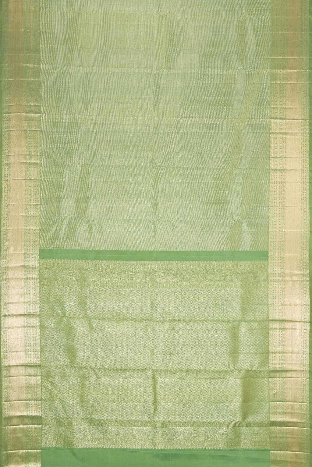 Green Dual Tone Kanchipuram Silk Saree