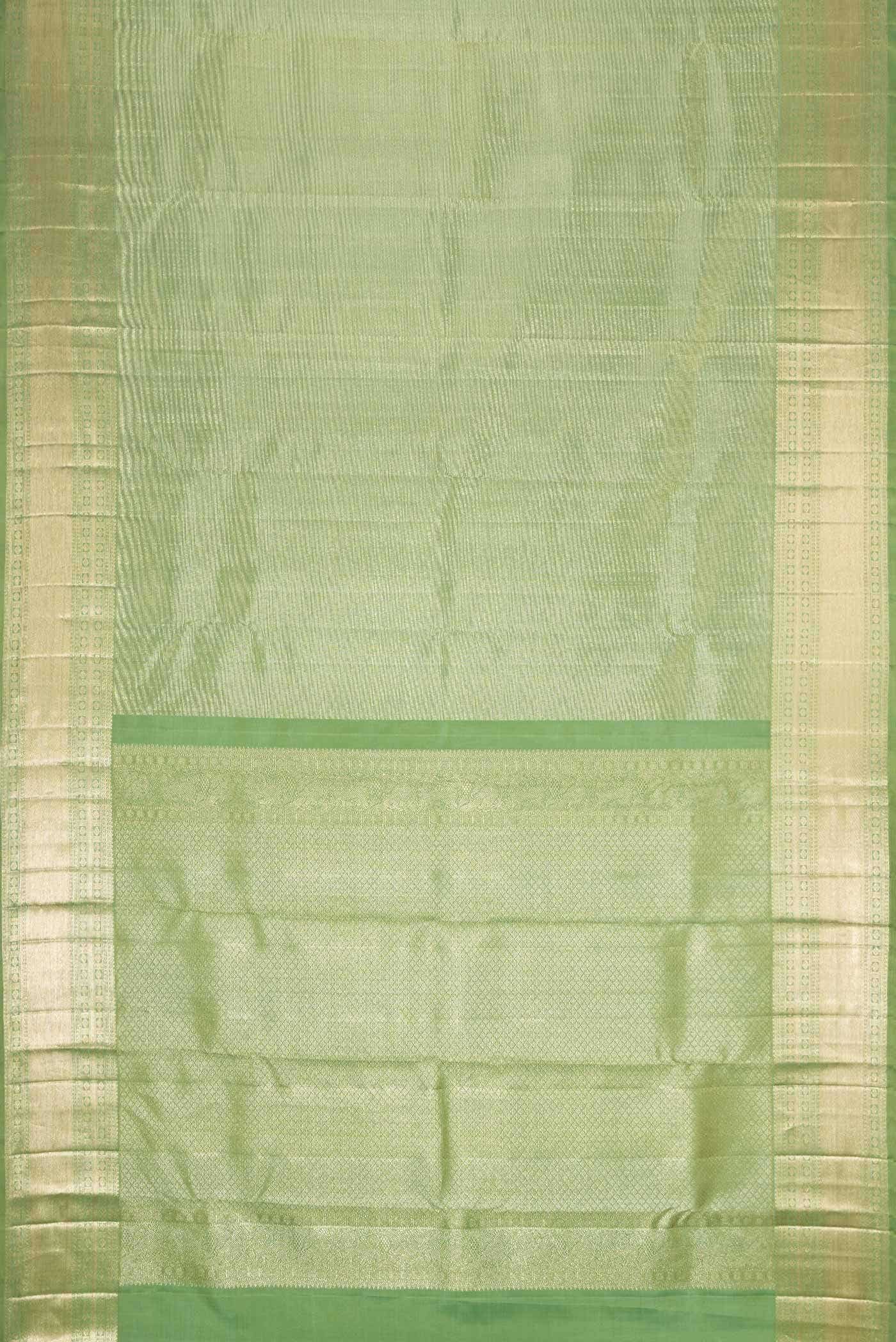 Green Dual Tone Kanchipuram Silk Saree