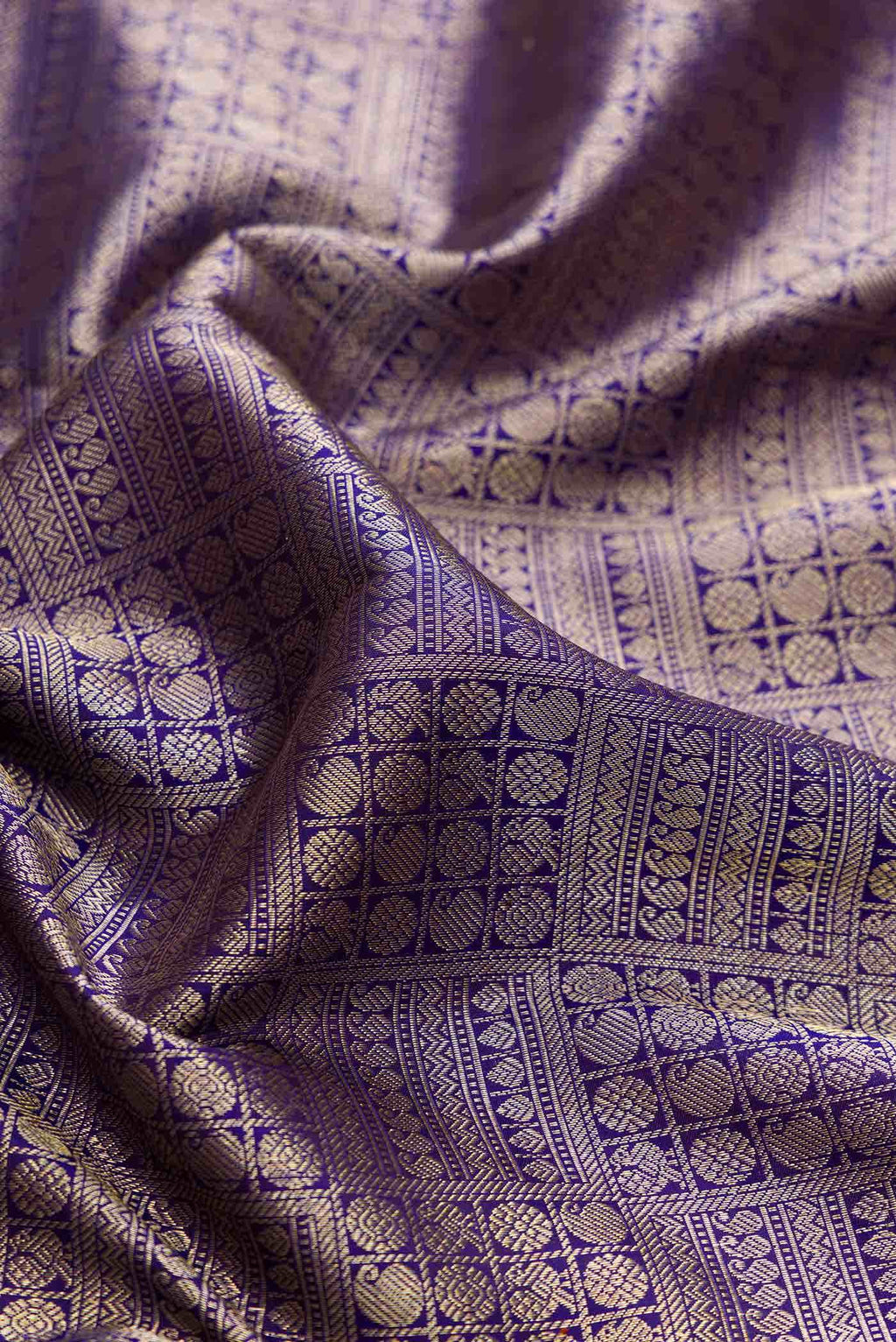 Royal Blue Dual Tone Kanchipuram Silk Saree