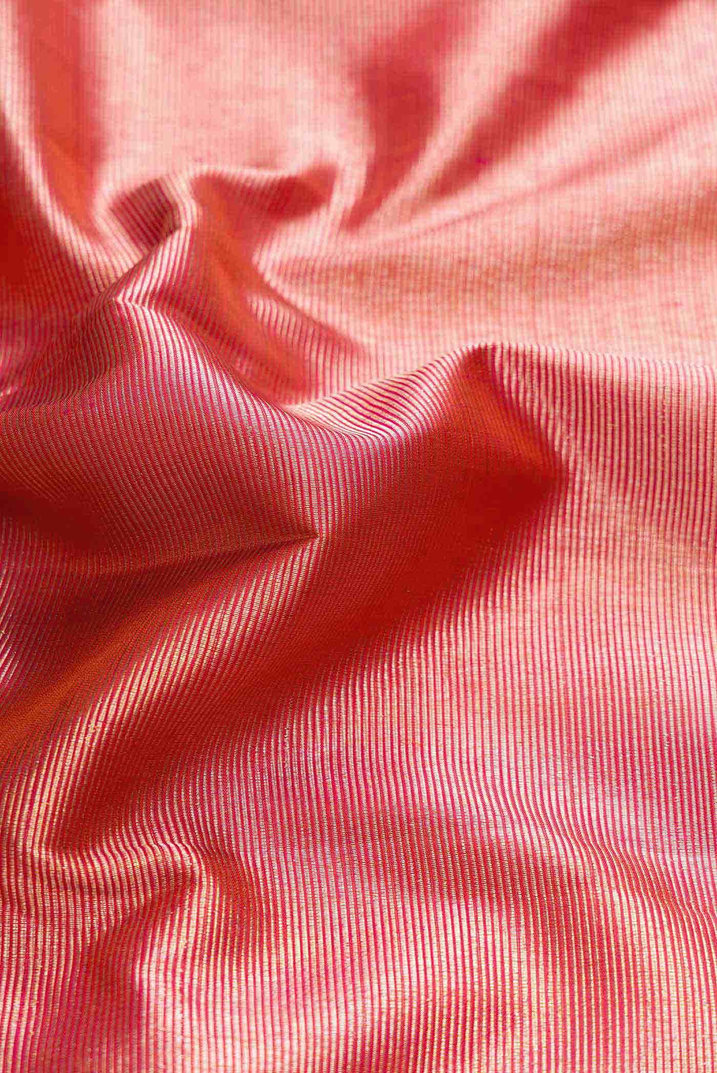 Pink Dual Tone Kanchipuram Silk Saree