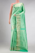 Sea Green Dual Tone Kanchipuram Silk Saree