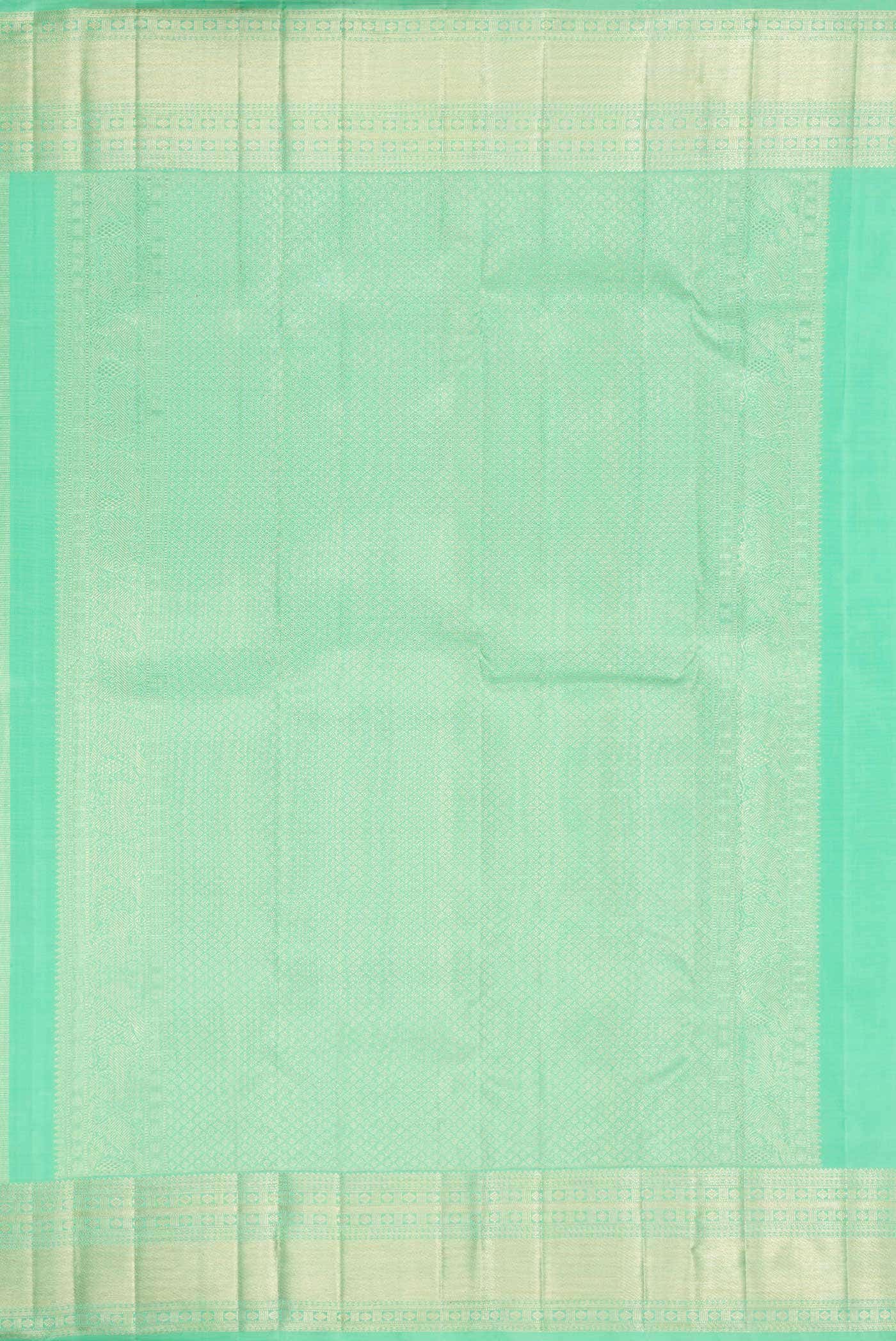 Sea Green Dual Tone Kanchipuram Silk Saree
