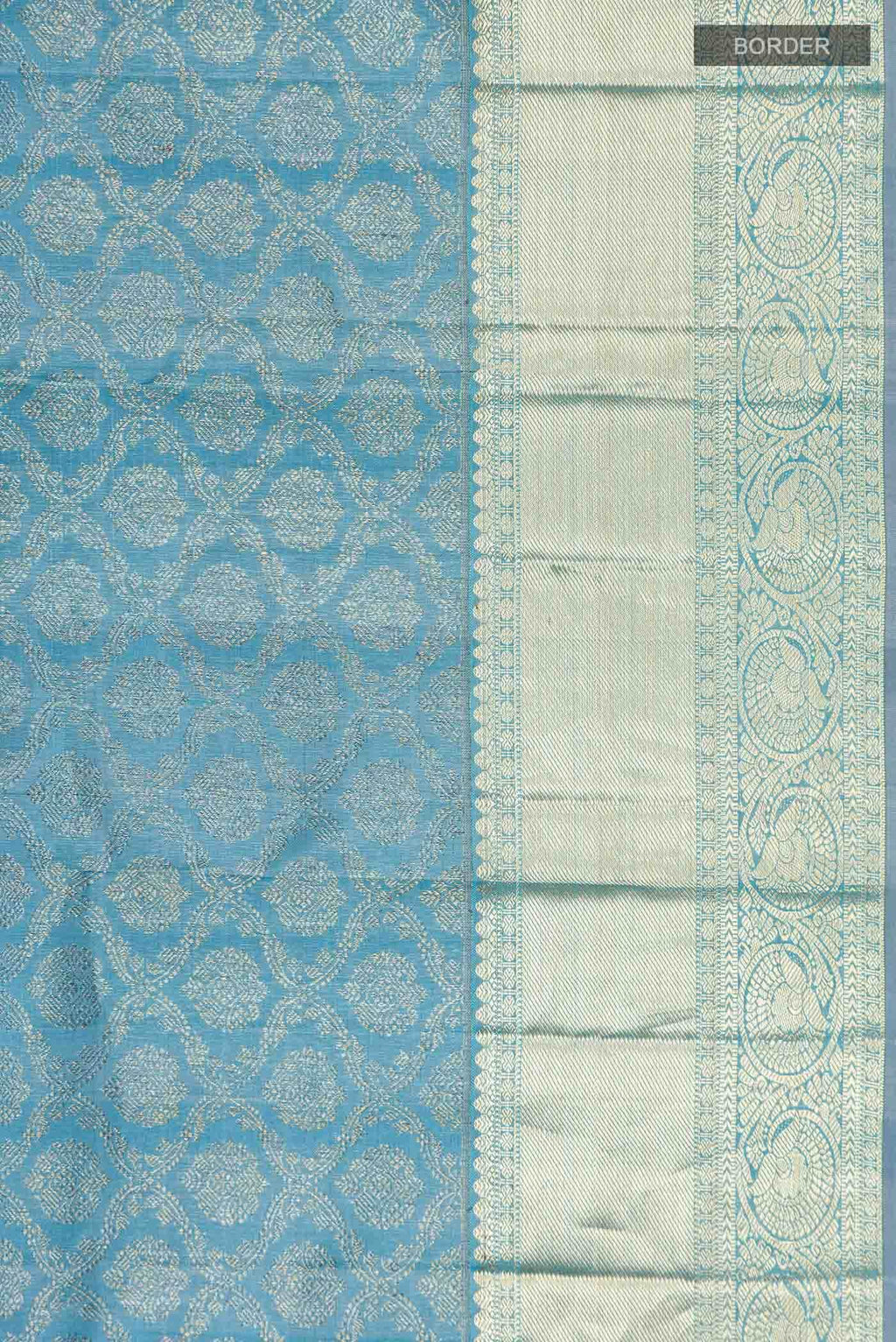 Blue Kanchipuram Silk Saree