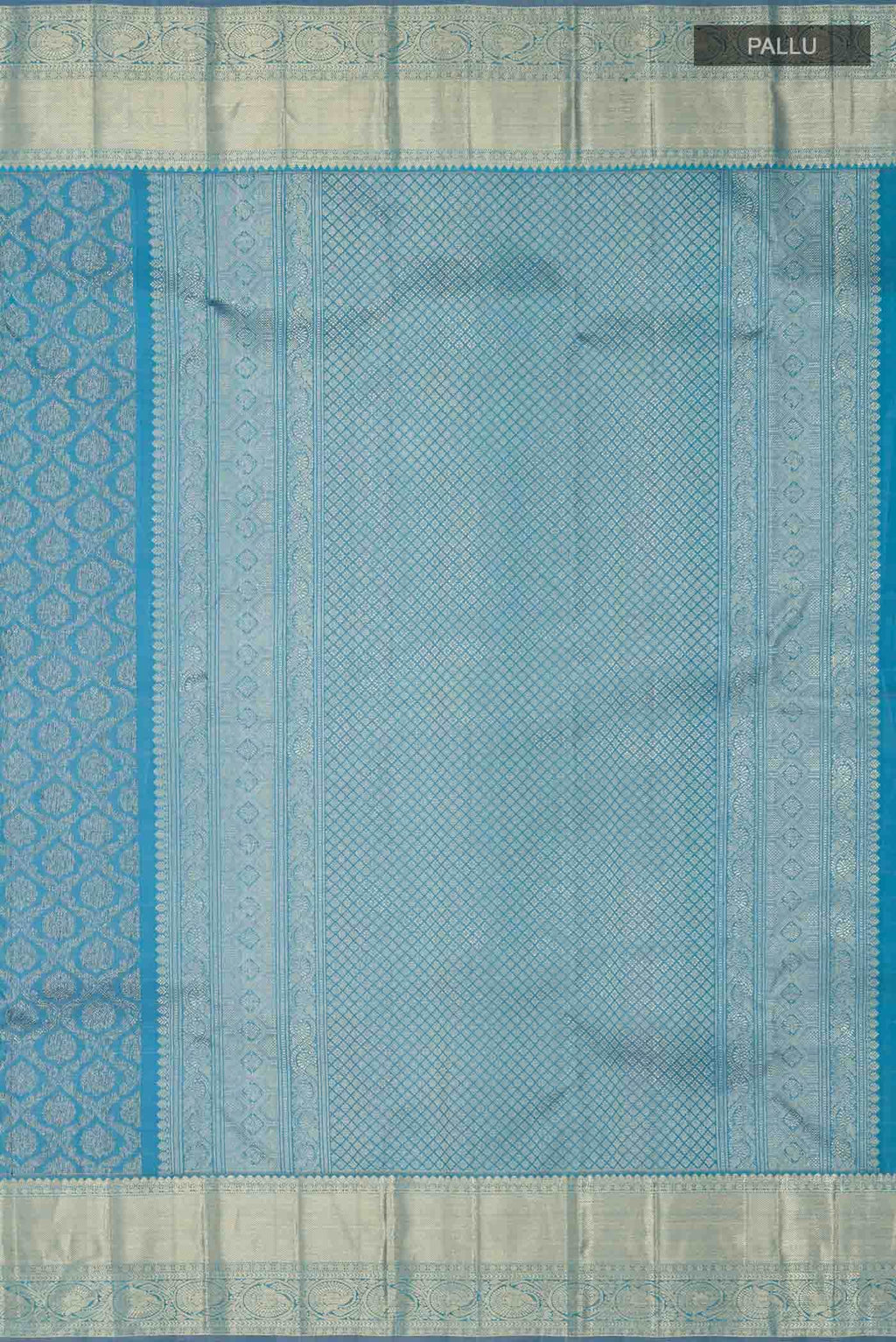 Blue Kanchipuram Silk Saree