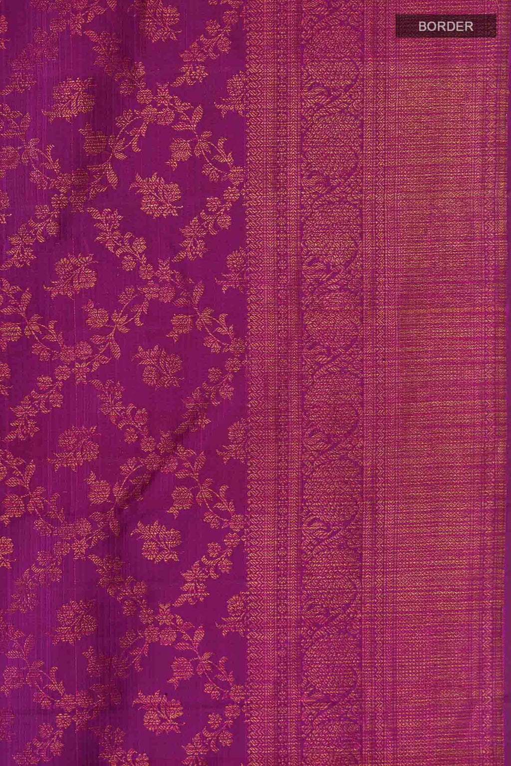 Magenta Kanchipuram Silk Saree