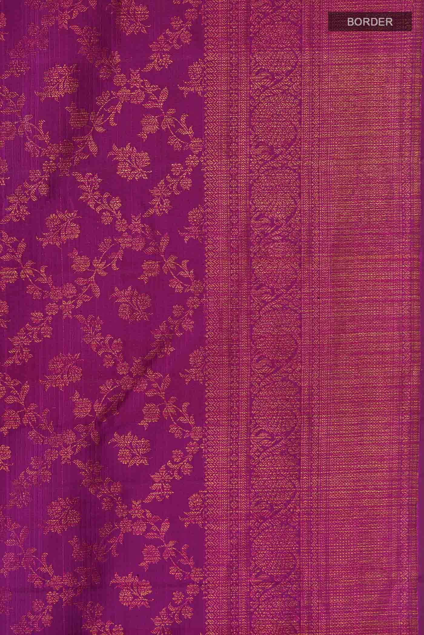 Magenta Kanchipuram Silk Saree