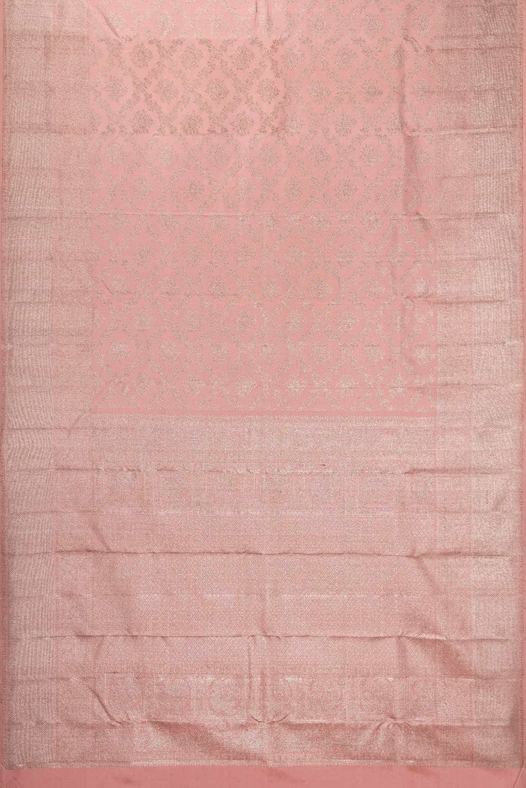Pink Dual Tone Kanchipuram Silk Saree