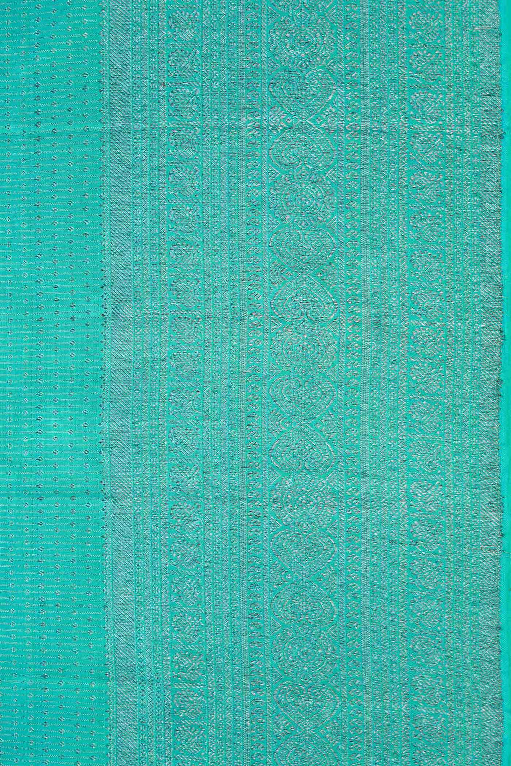 Sky Blue Dual Tone Kanchipuram Silk Saree