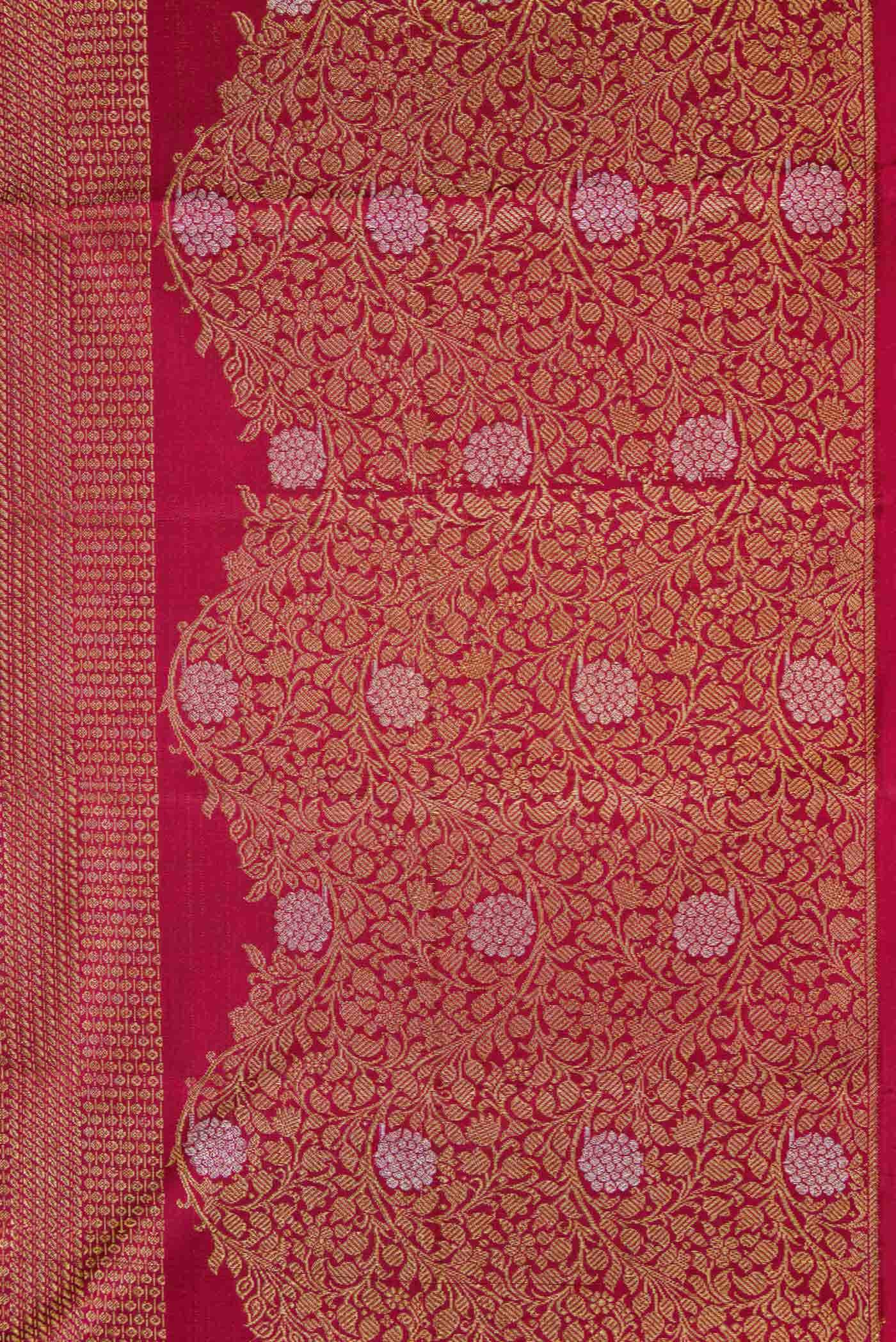 Maroon Dual Tone Kanchipuram Silk Saree